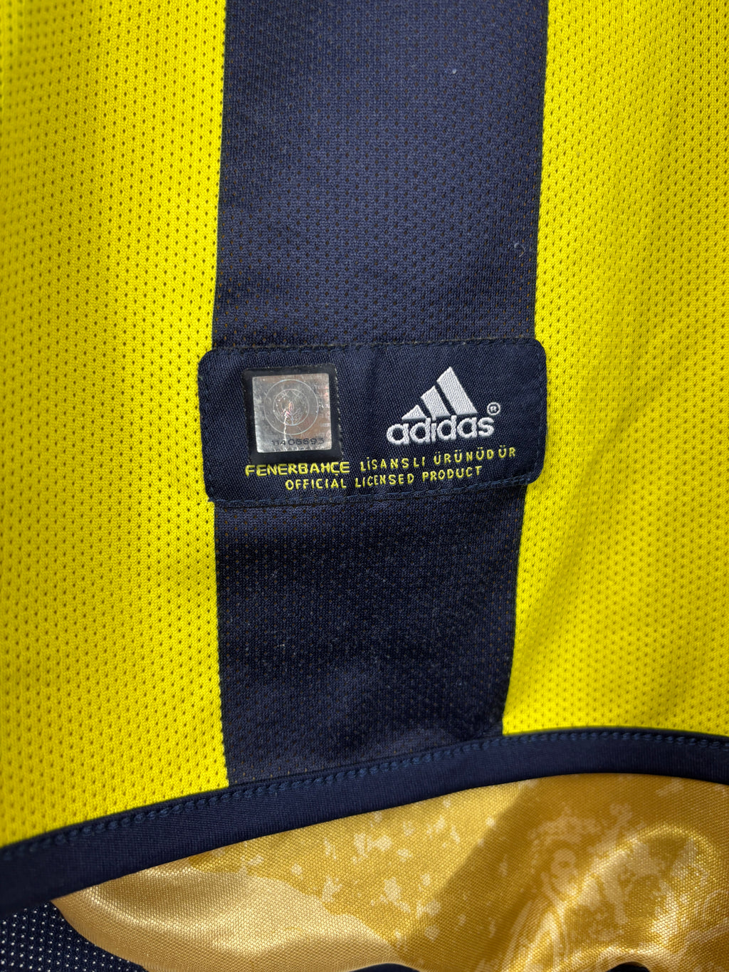 FENERBAHCE 2006/2007 HOME SHIRT REVERSIBLE (L) ADIDAS