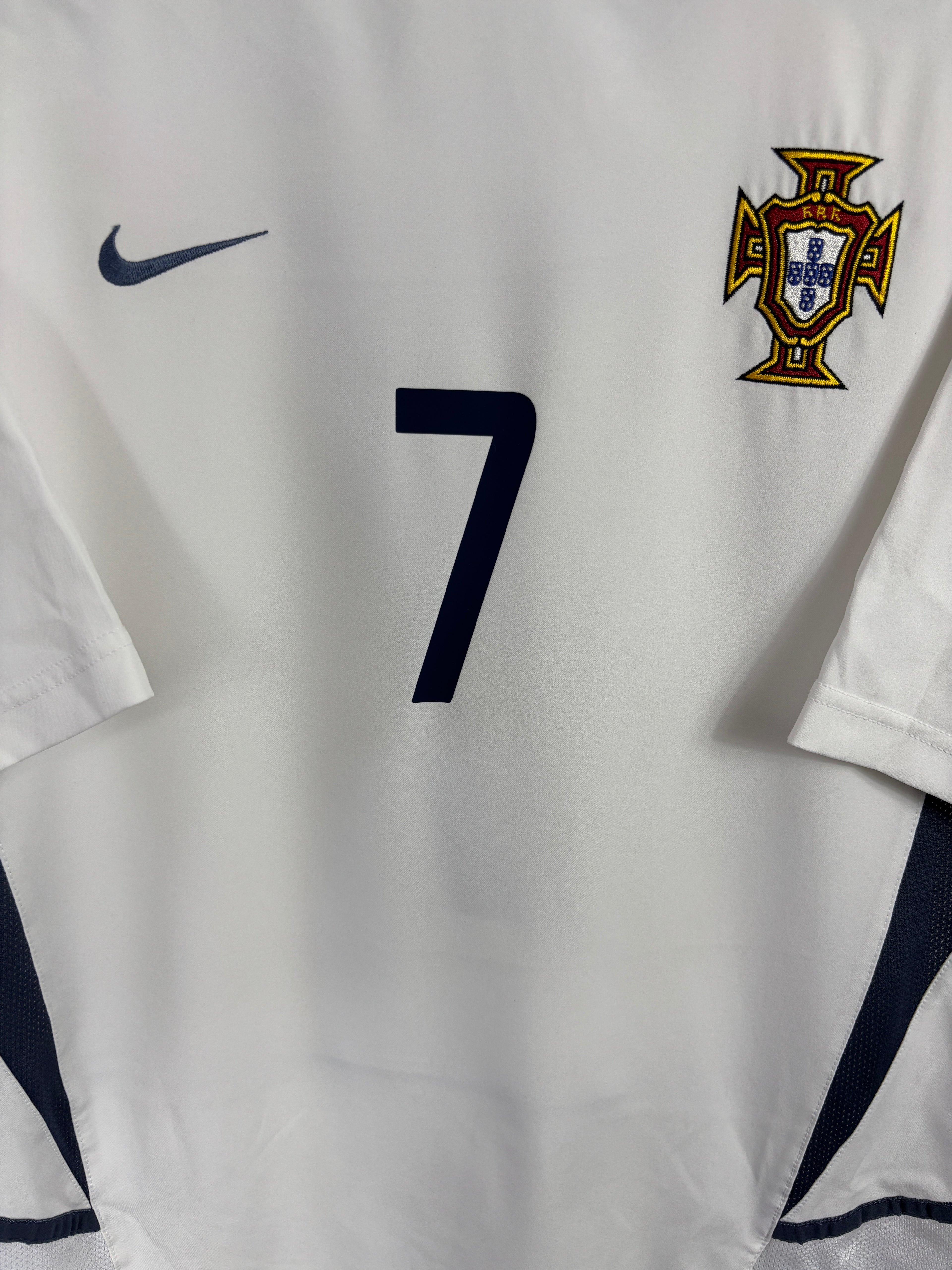 PORTUGAL 2002 FIGO AWAY SHIRT (L) NIKE