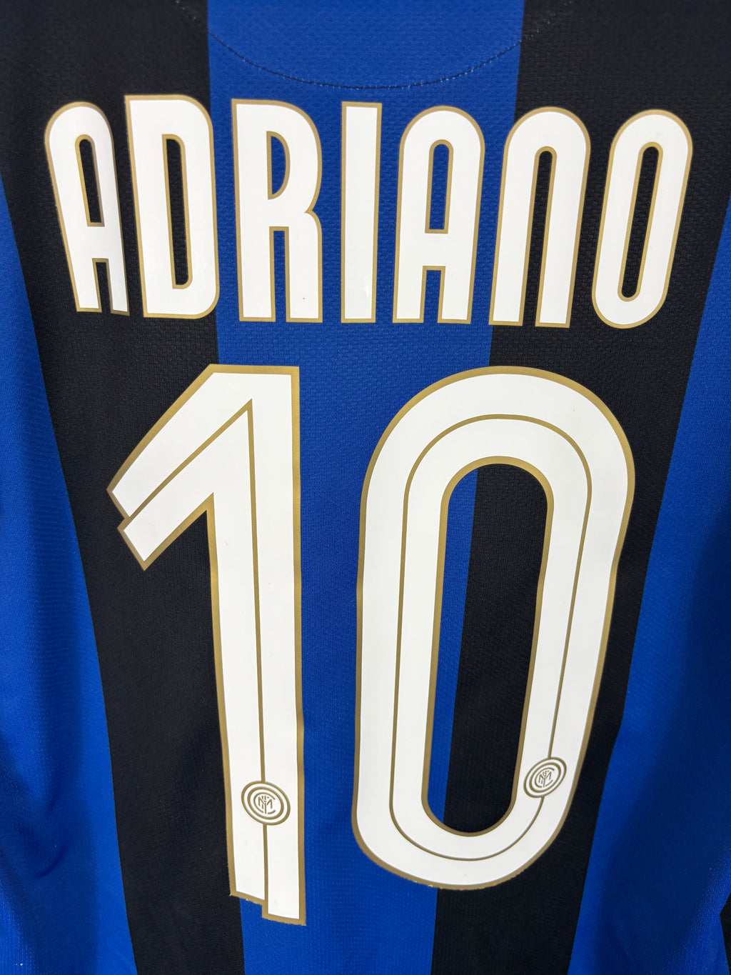 INTER MILAN 2008/09 ADRIANO HOME SHIRT (M) NIKE