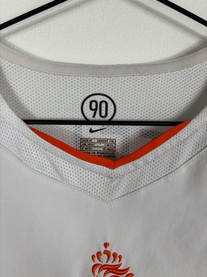 NETHERLANDS 2004 VAN NISTELROOY #10 AWAY SHIRT (M) NIKE