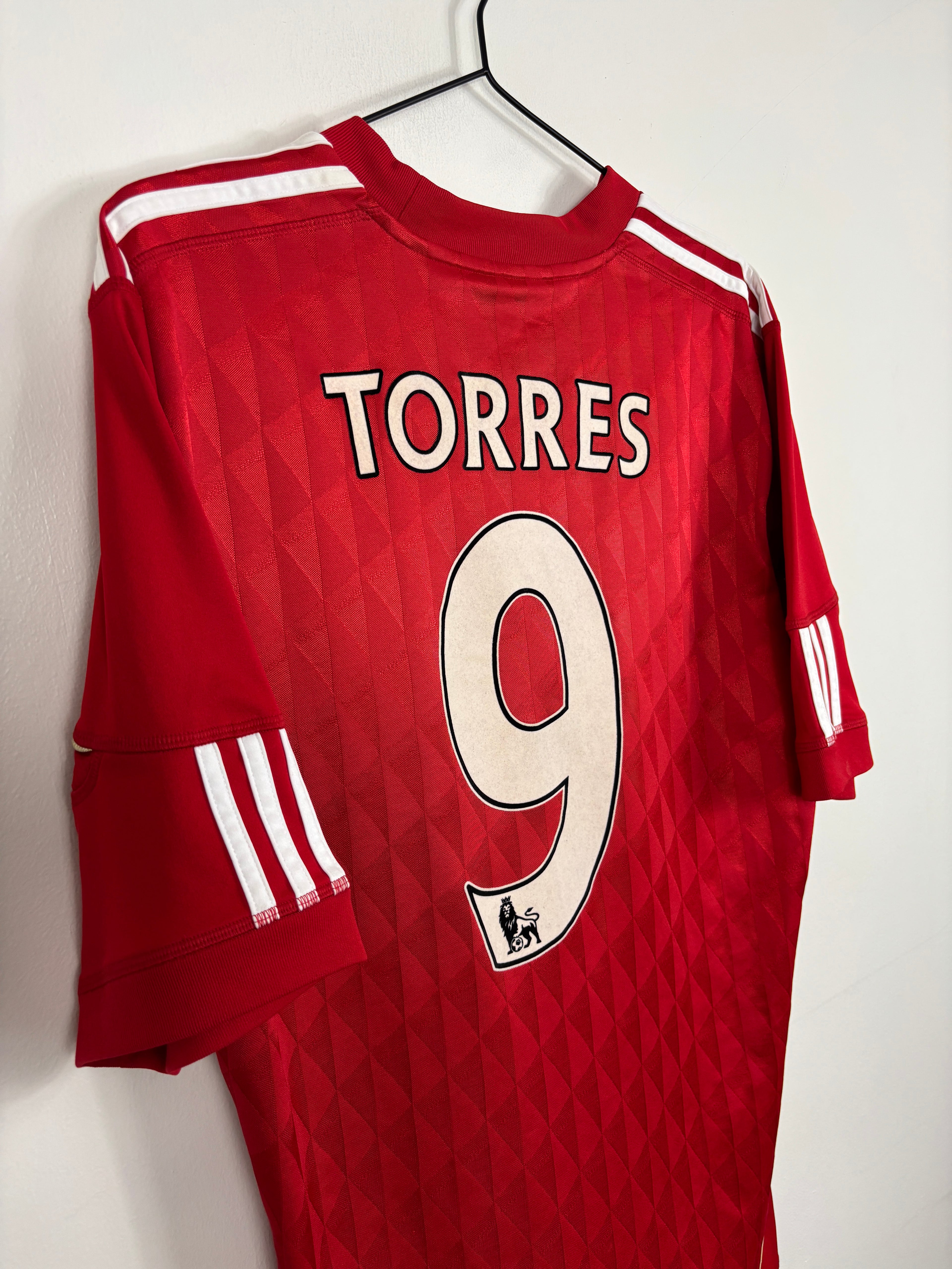 LIVERPOOL 2010/11 TORRES #9 HOME SHIRT (L) ADIDAS