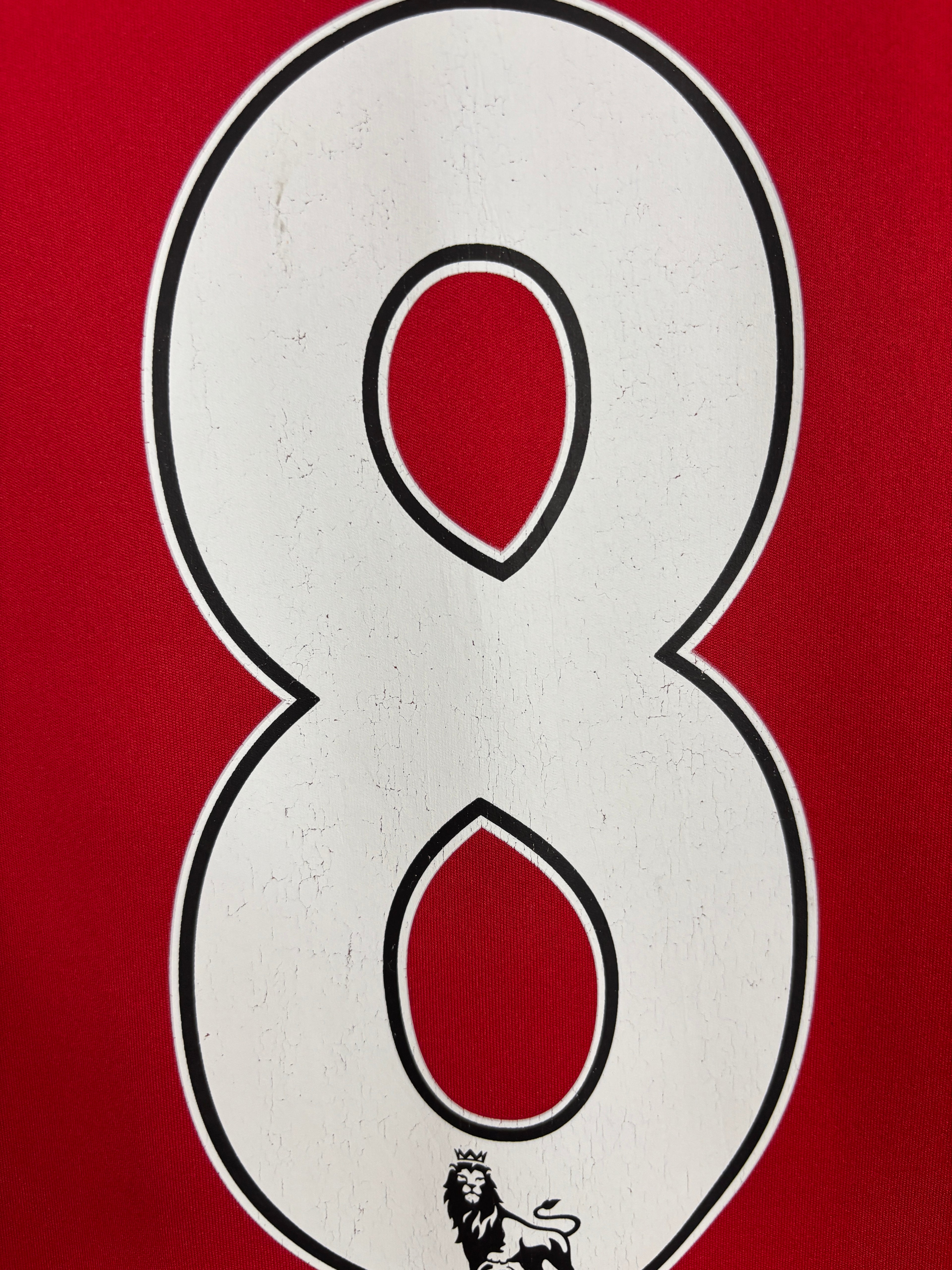 LIVERPOOL 2008/10 GERRARD #8 HOME SHIRT (M) ADIDAS