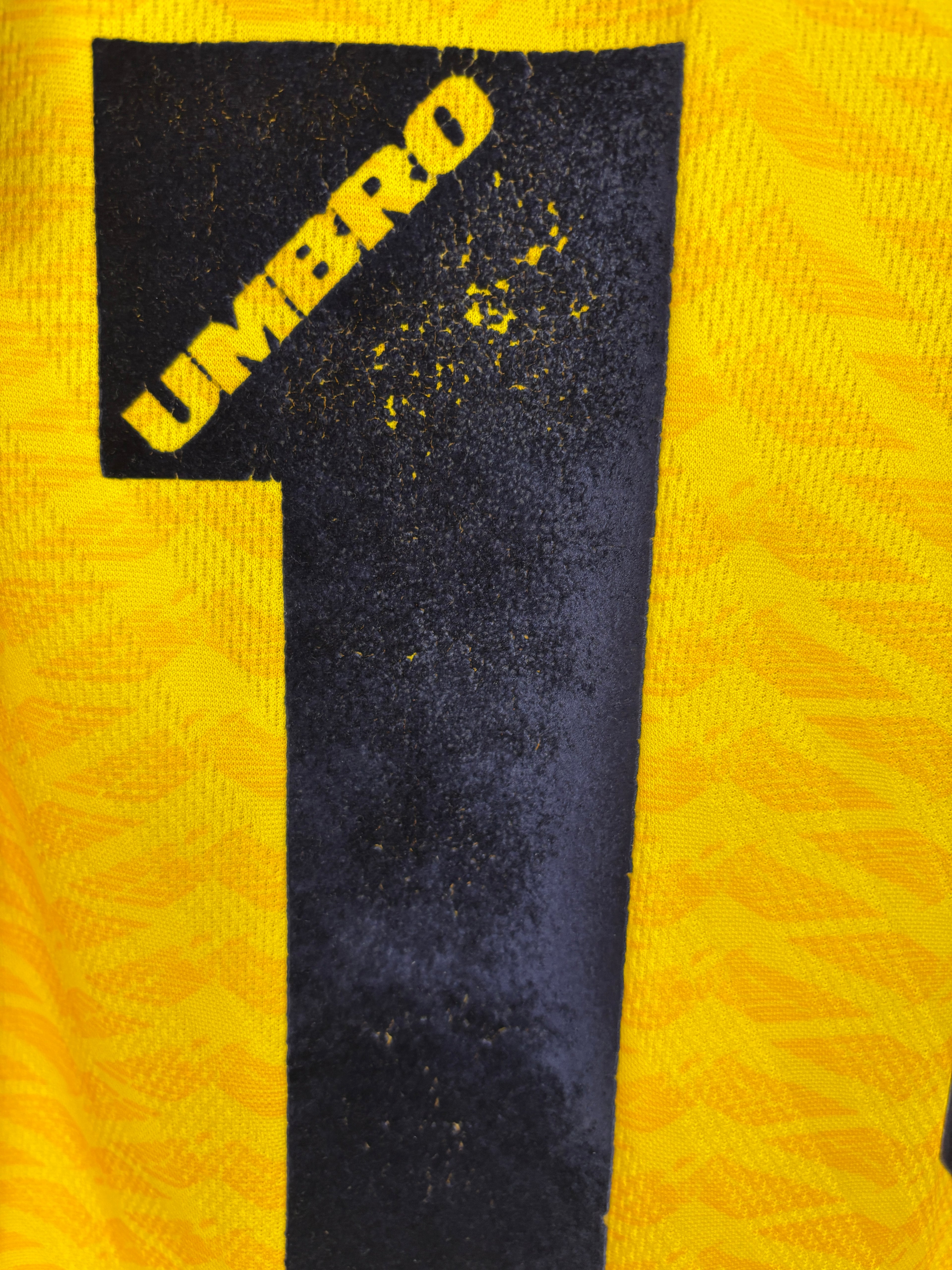 LAZIO 1996/98 MANCINI #10 AWAY SHIRT (XL) UMBRO