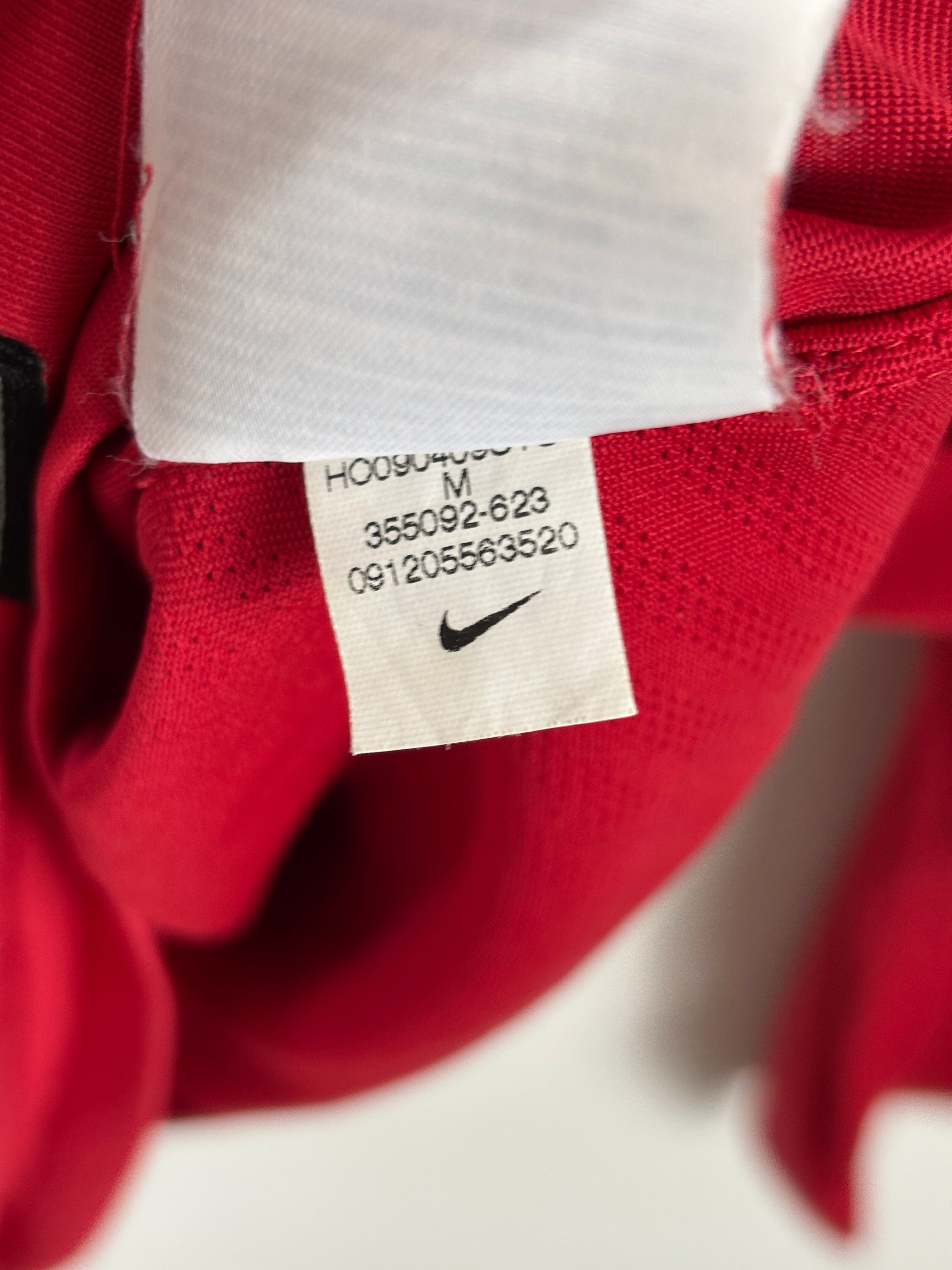 MANCHESTER UNITED 2009/10 ROONEY #10 LONGSLEEVE HOME SHIRT (M) NIKE