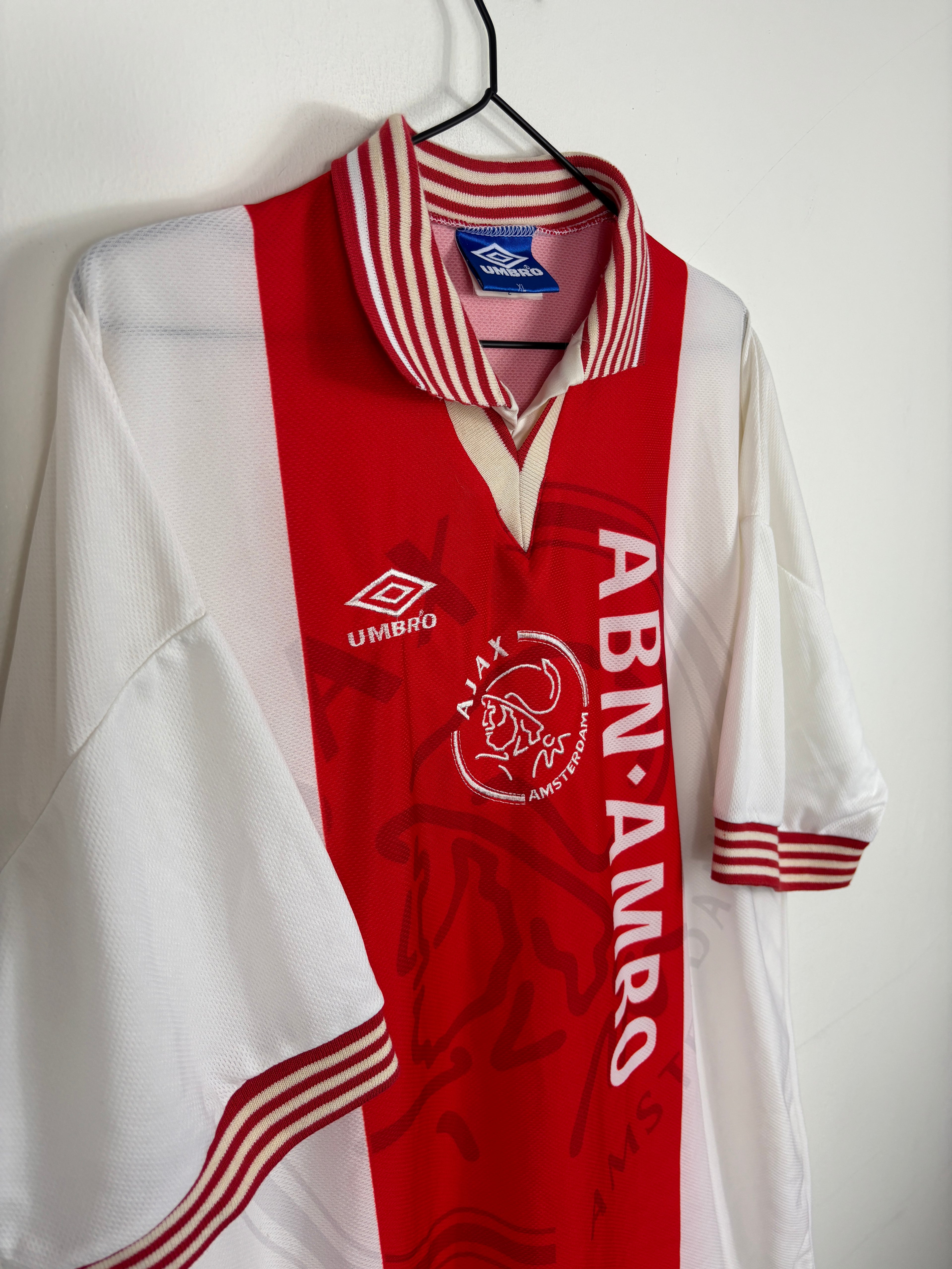 AJAX 1995/96 HOME SHIRT (XL) UMBRO