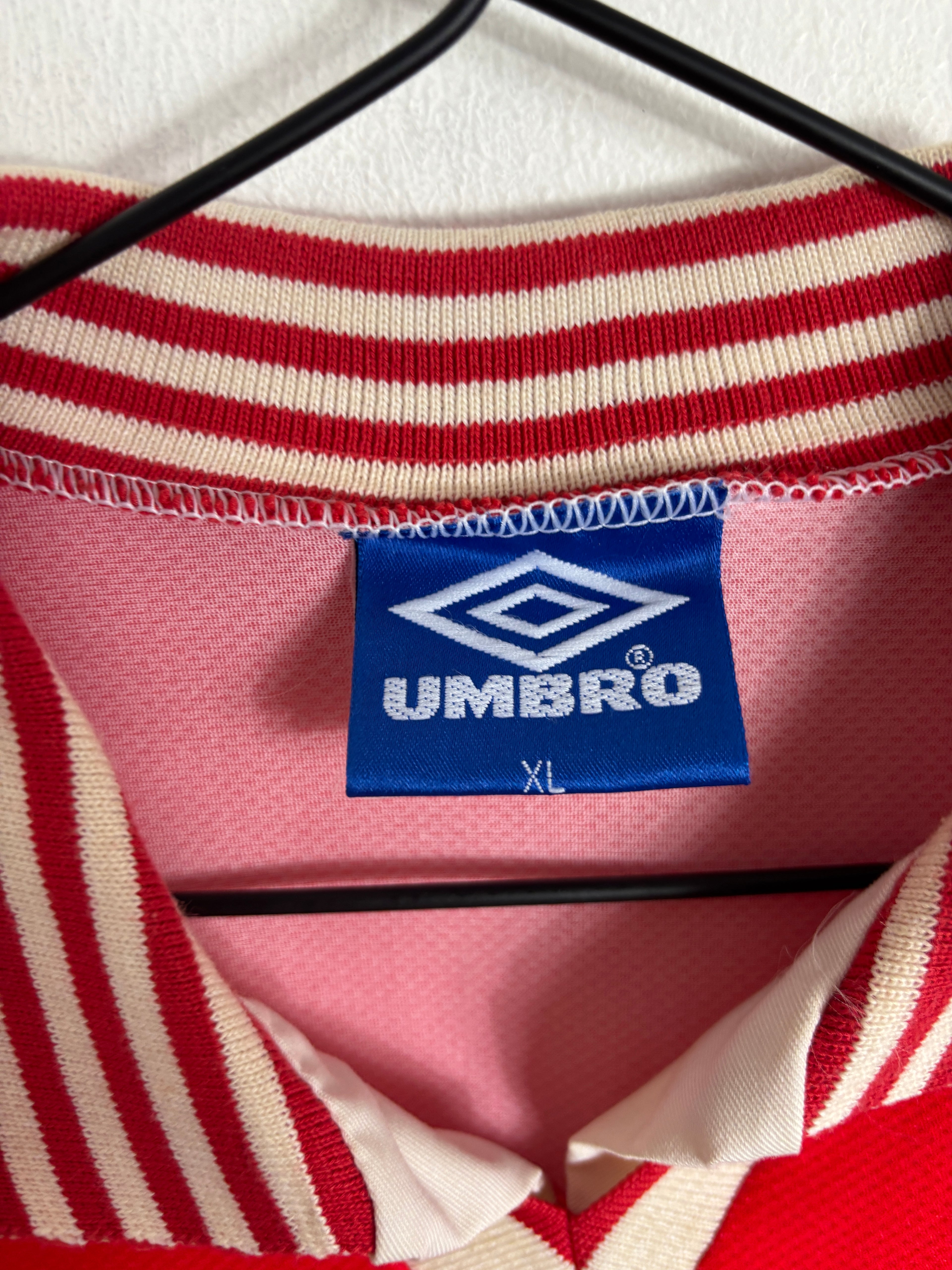 AJAX 1995/96 HOME SHIRT (XL) UMBRO