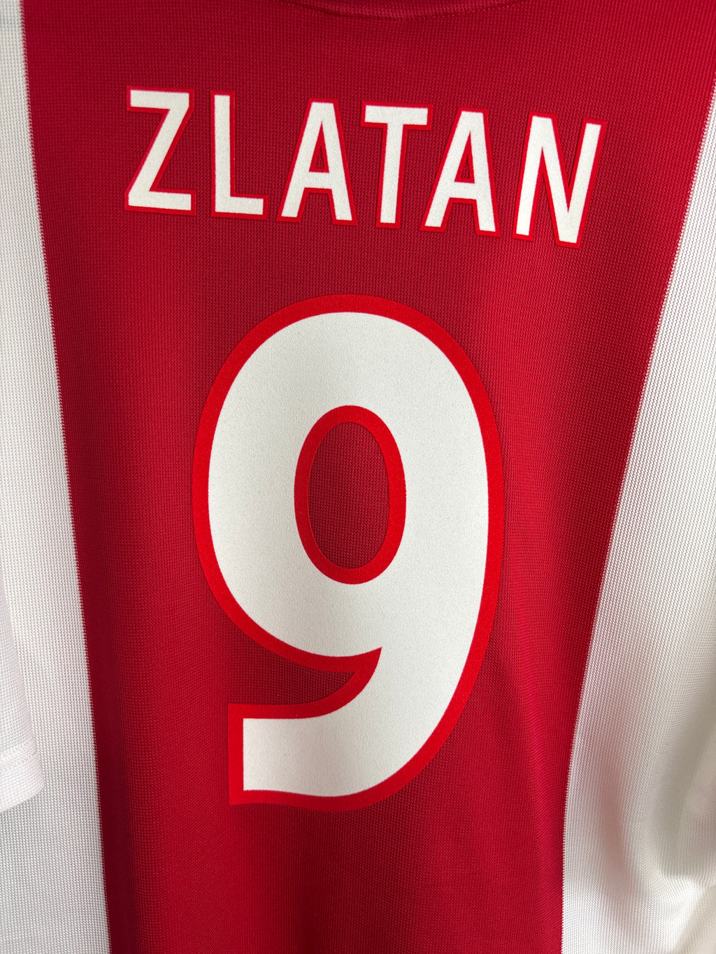 AJAX 2001/02 ZLATAN #9 HOME SHIRT (L) ADIDAS