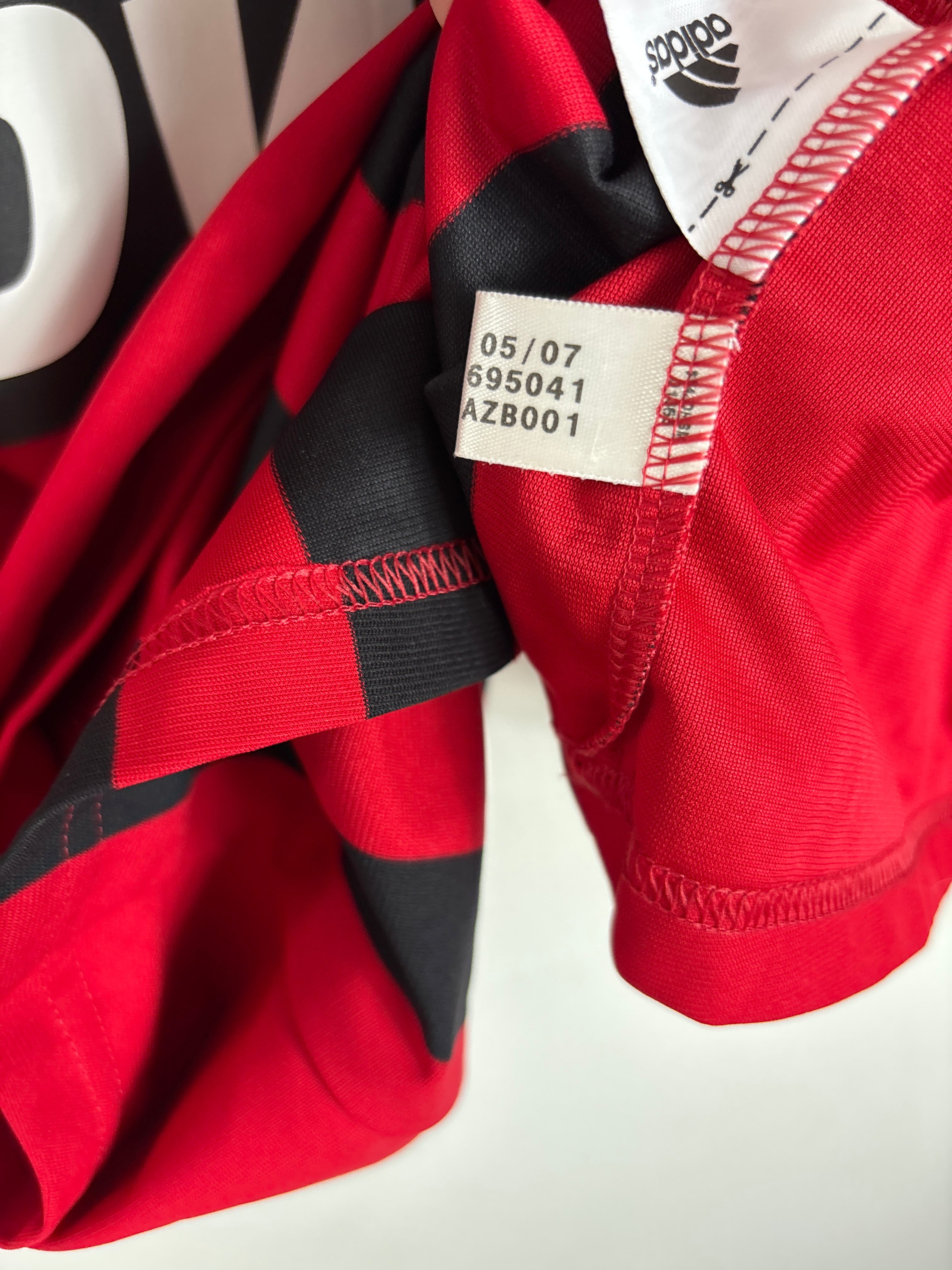 AC MILAN 2007/08 KAKA #22 HOME SHIRT (L) ADIDAS