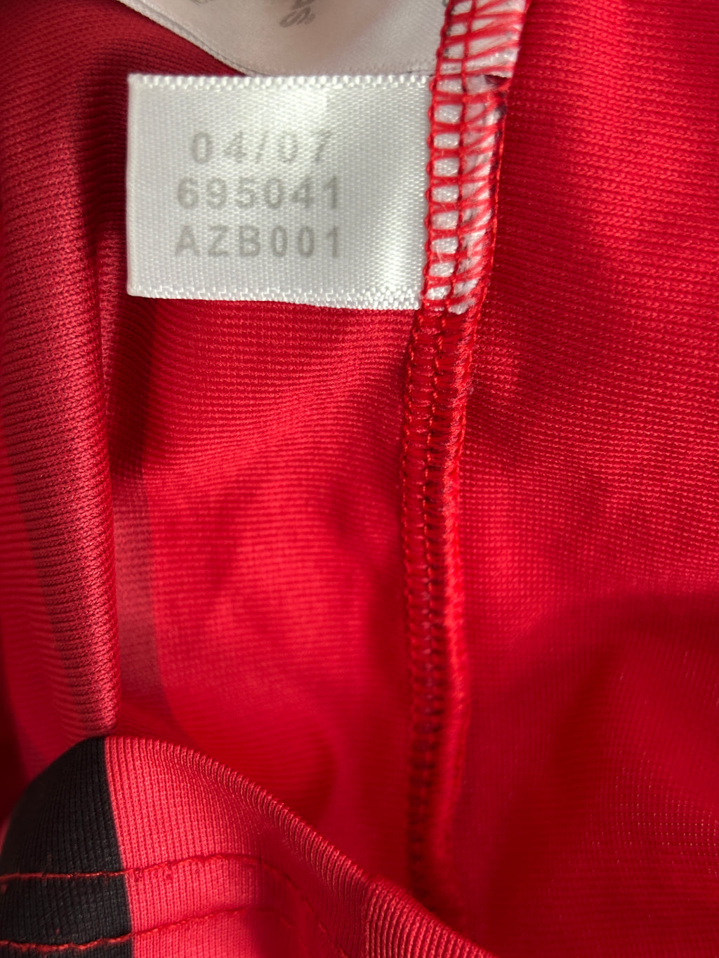 AC MILAN 2007/08 MALDINI #3 HOME SHIRT (L) ADIDAS