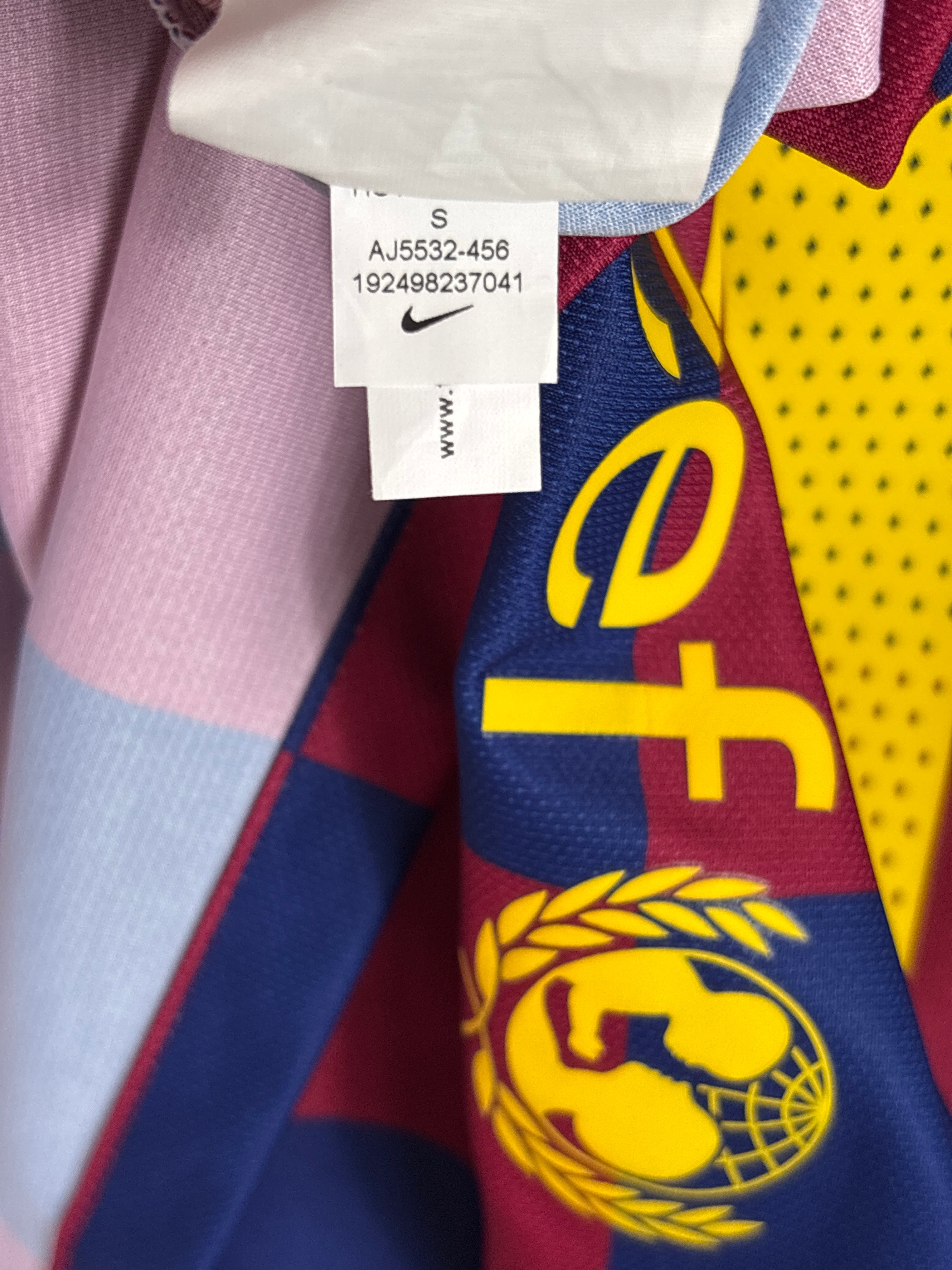 BARCELONA 2019/20 DE JONG #21 HOME SHIRT (S) NIKE