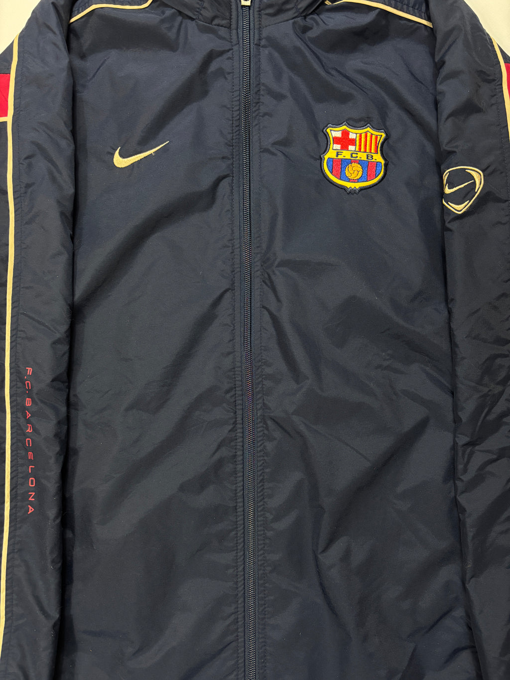 BARCELONA 2001/02 FLEECE JACKET (S) NIKE