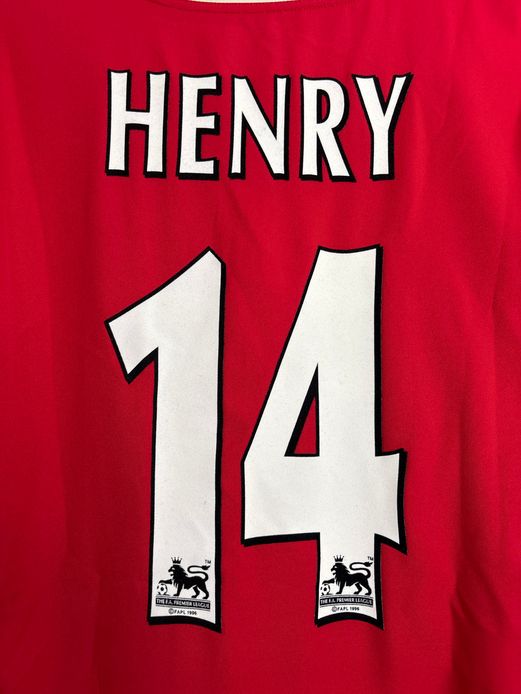 ARSENAL 2002/04 HENRY #14 HOME SHIRT (XL) NIKE