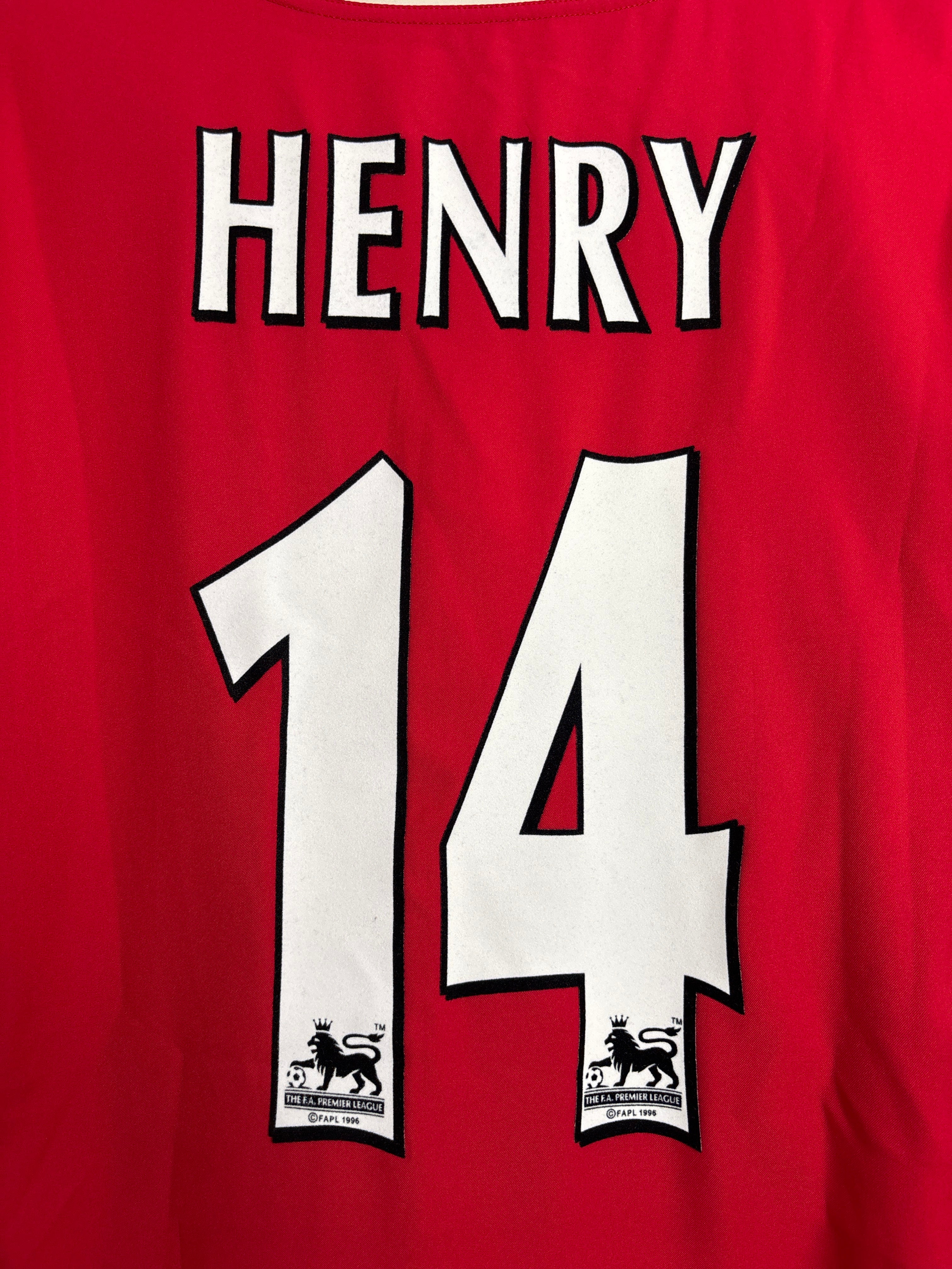 ARSENAL 2002/04 HENRY #14 HOME SHIRT (XL) NIKE