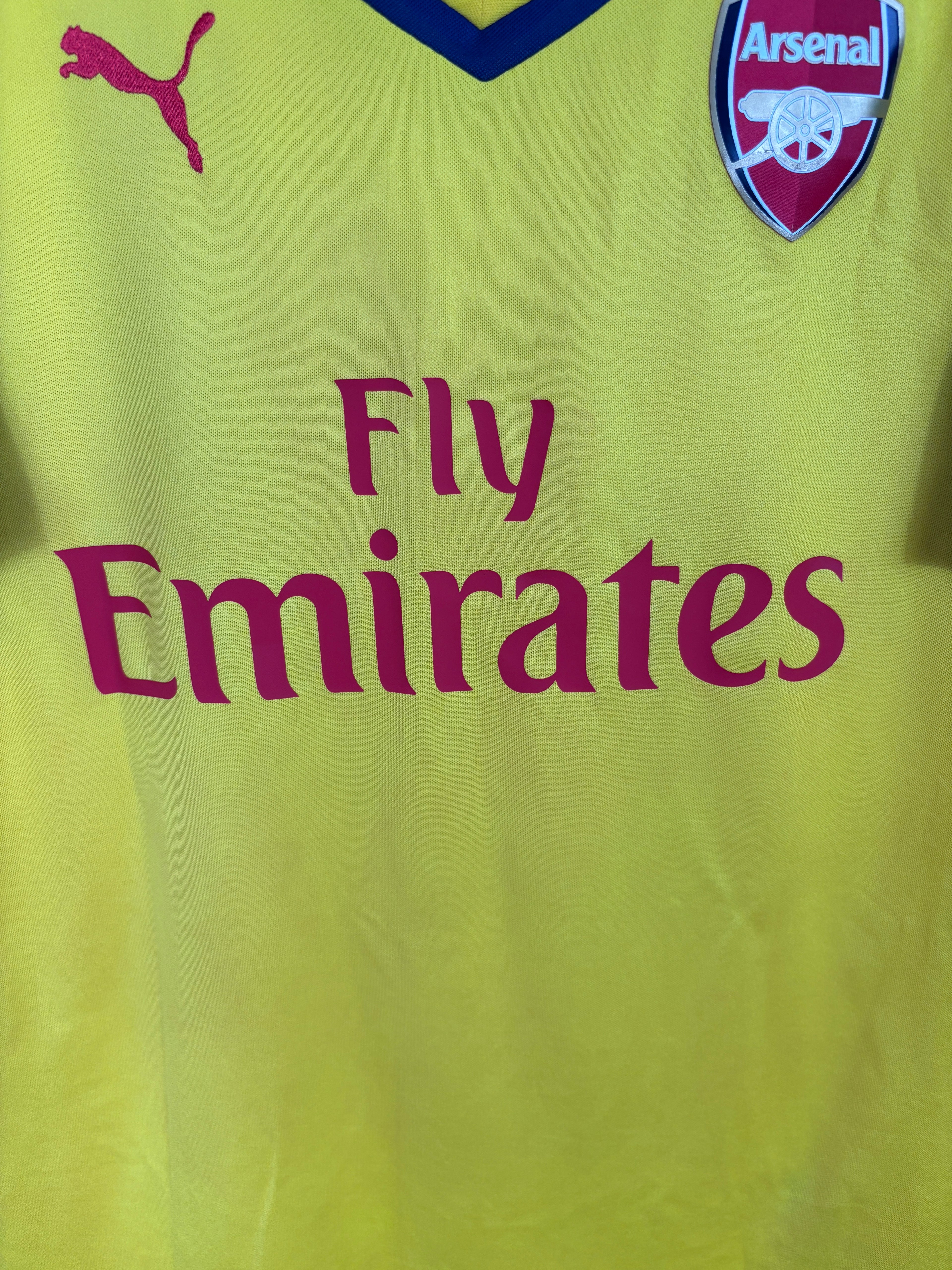 ARSENAL 2014/15 ALEXIS #17 AWAY SHIRT (M) PUMA