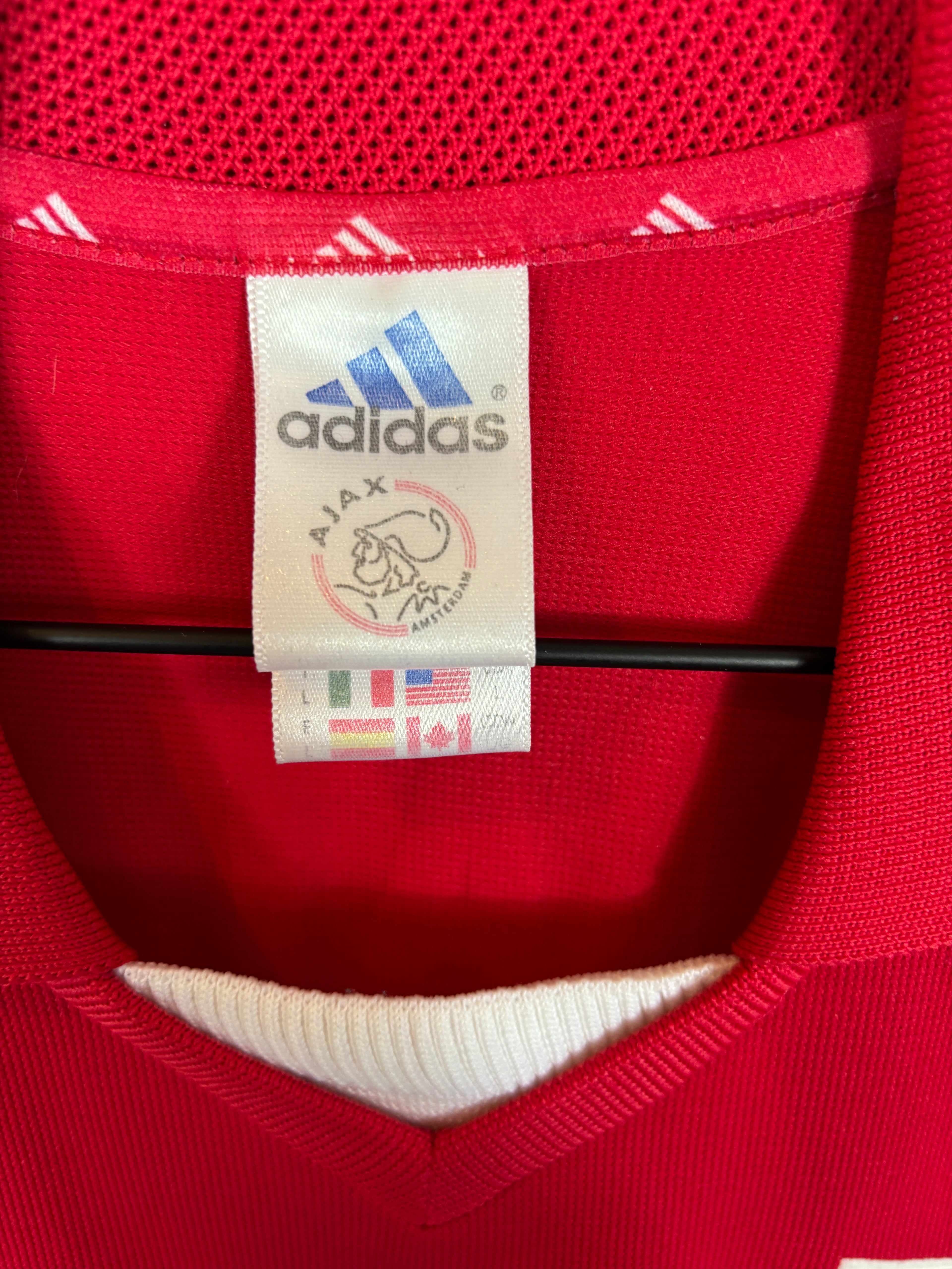 AJAX 2001/02 ZLATAN #9 HOME SHIRT (L) ADIDAS