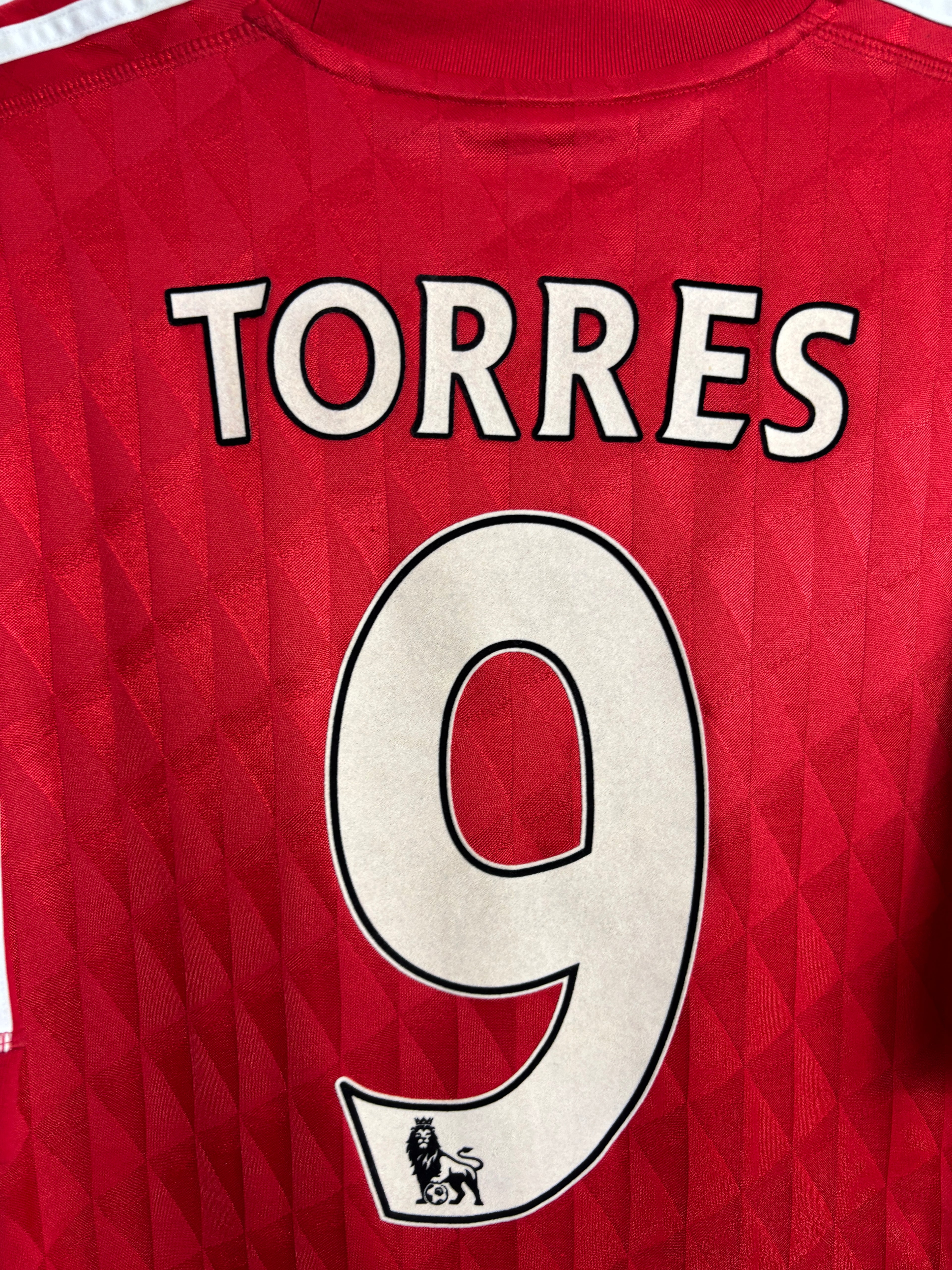 LIVERPOOL 2010/11 TORRES #9 HOME SHIRT (L) ADIDAS