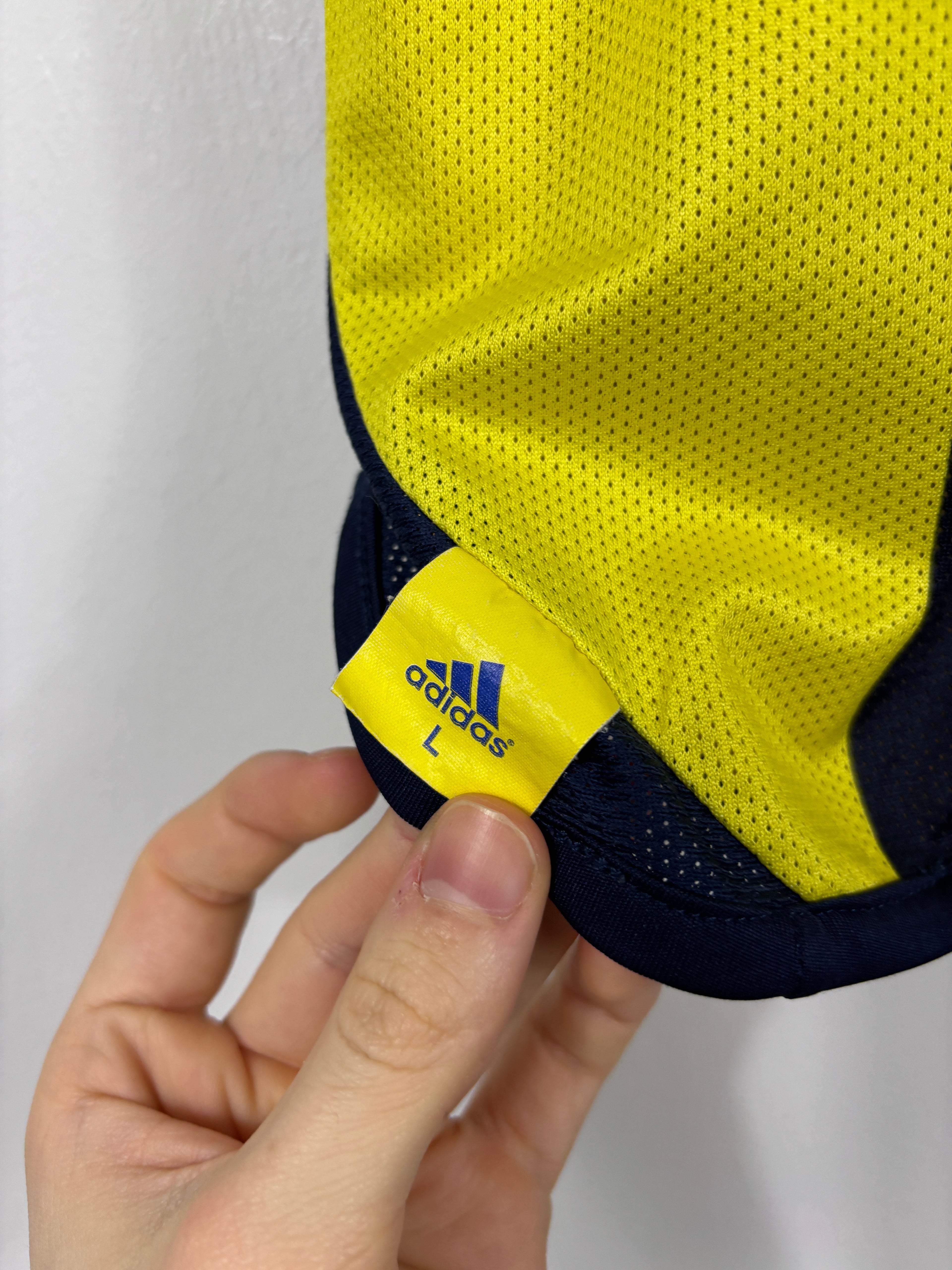 FENERBAHCE 2006/2007 HOME SHIRT REVERSIBLE (L) ADIDAS