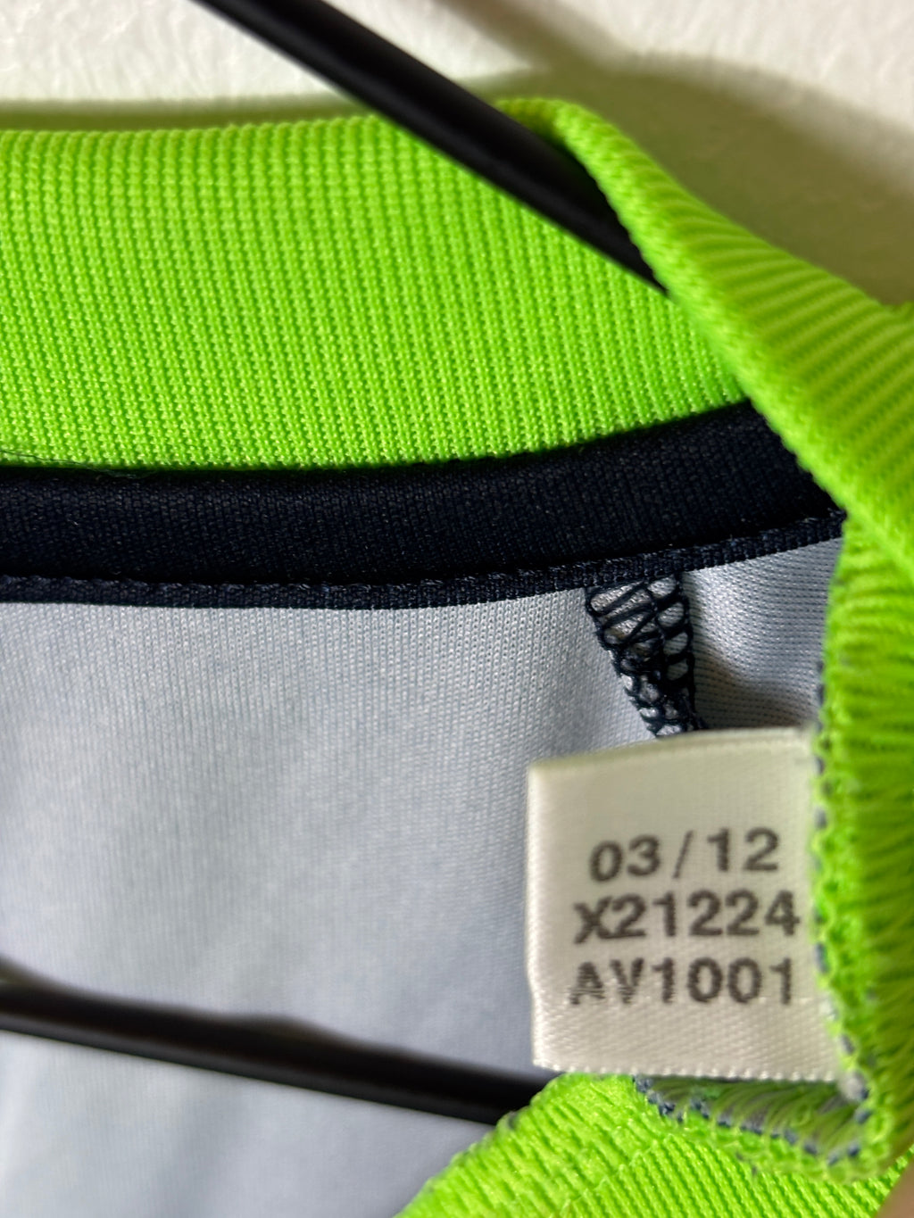 AJAX 2012/13 SCHONE #20 AWAY SHIRT (XL) ADIDAS