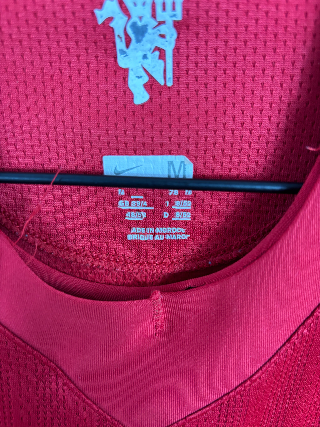 MANCHESTER UNITED 2007/08 SCHOLES HOME (M) NIKE