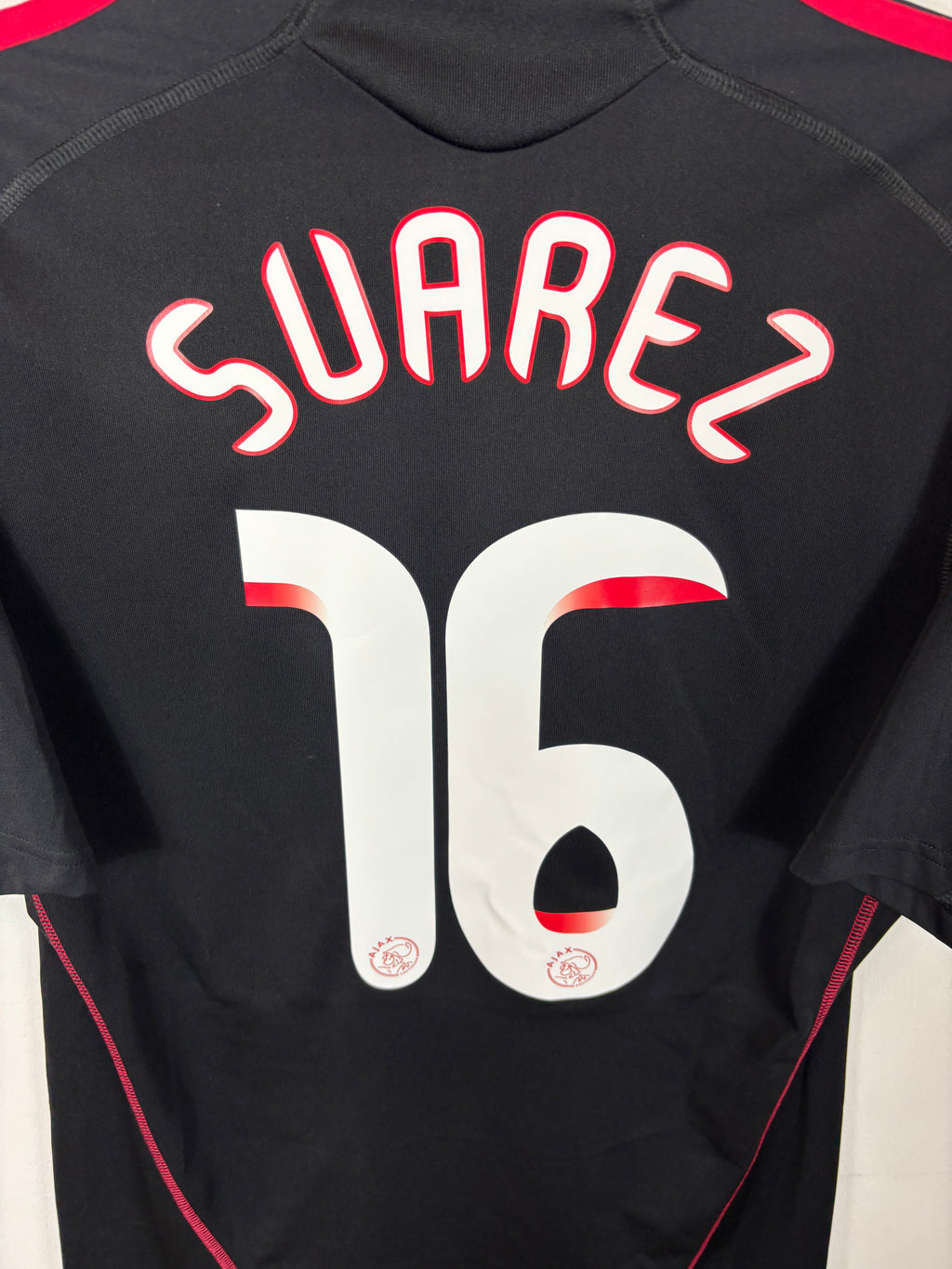 AJAX 2009/10 SUAREZ #16 AWAY SHIRT (M) ADIDAS