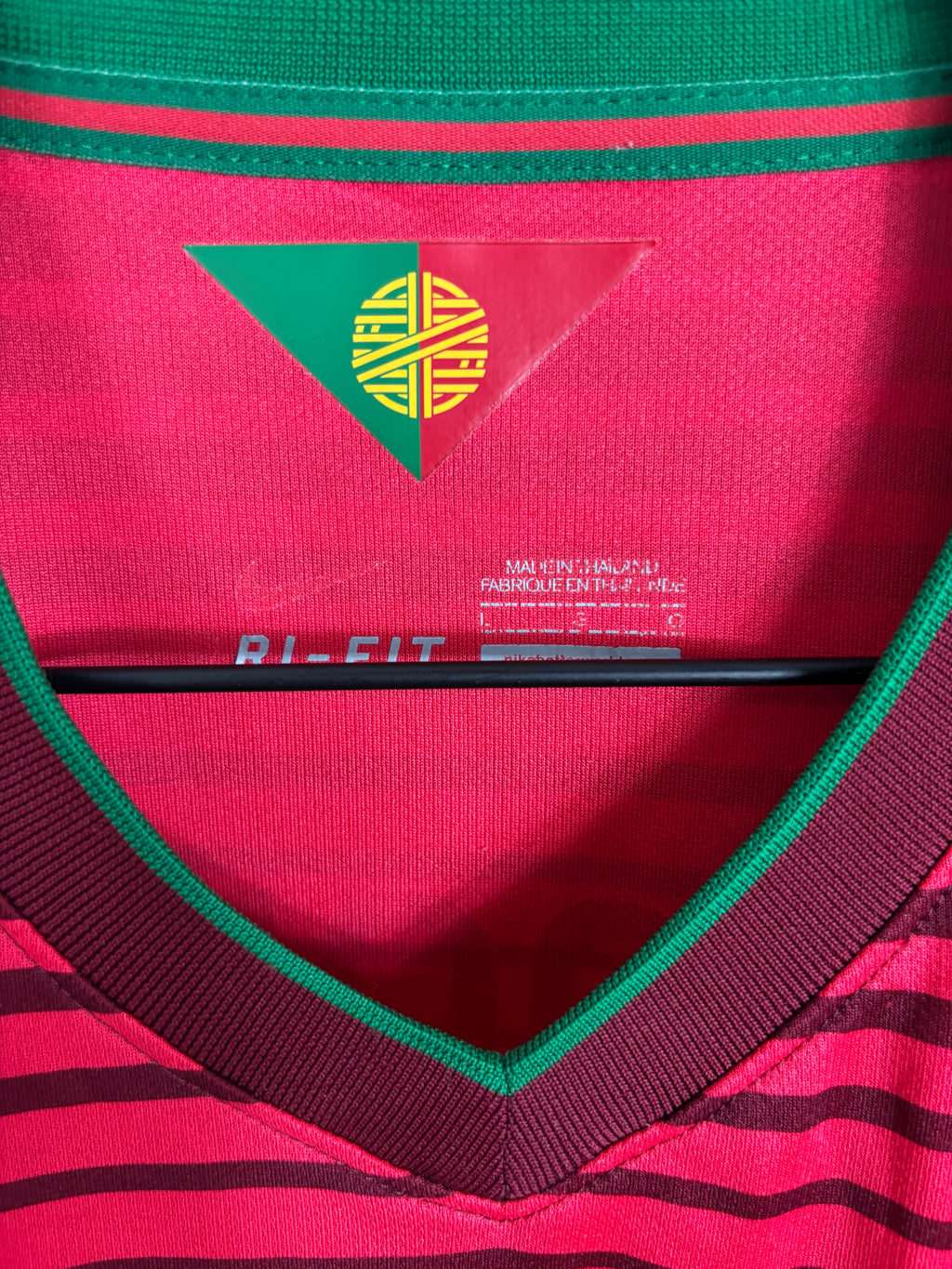 PORTUGAL 2014 RONALDO #7 HOME SHIRT (L) NIKE
