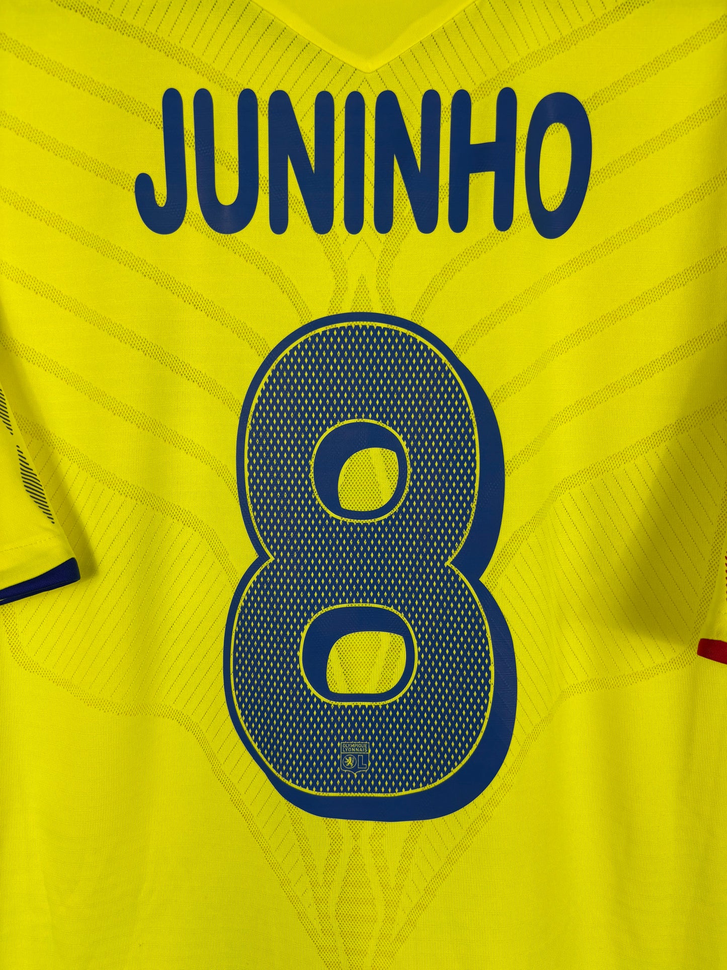 OLYMPIQUE LYON 2008/2009 JUNINHO #8 THIRD SHIRT (L) UMBRO