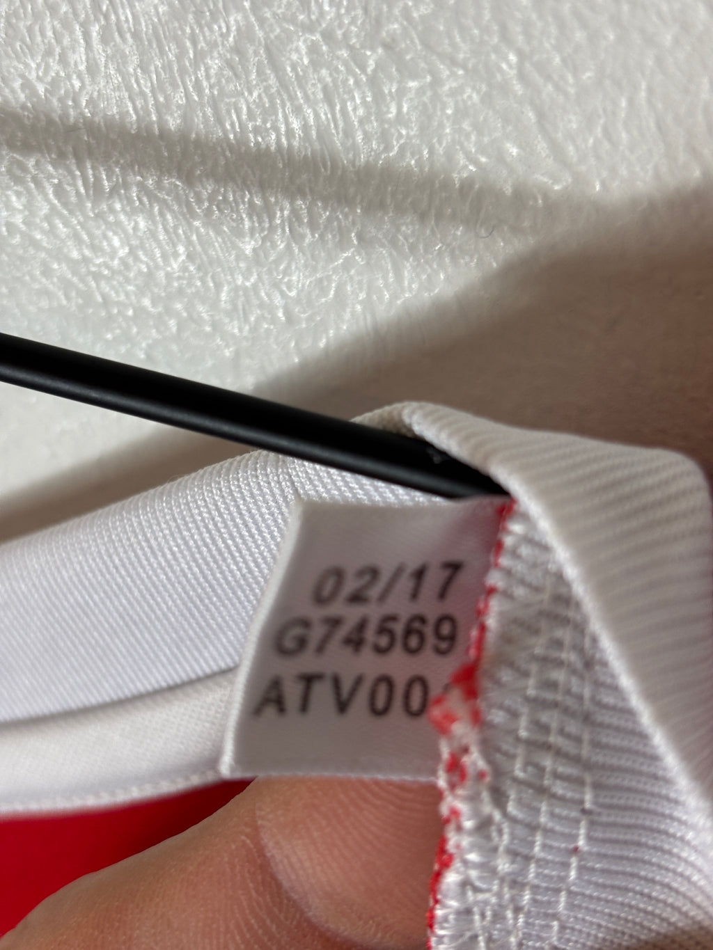 AJAX 2017/18 NOURI #34 HOME SHIRT (L) ADIDAS