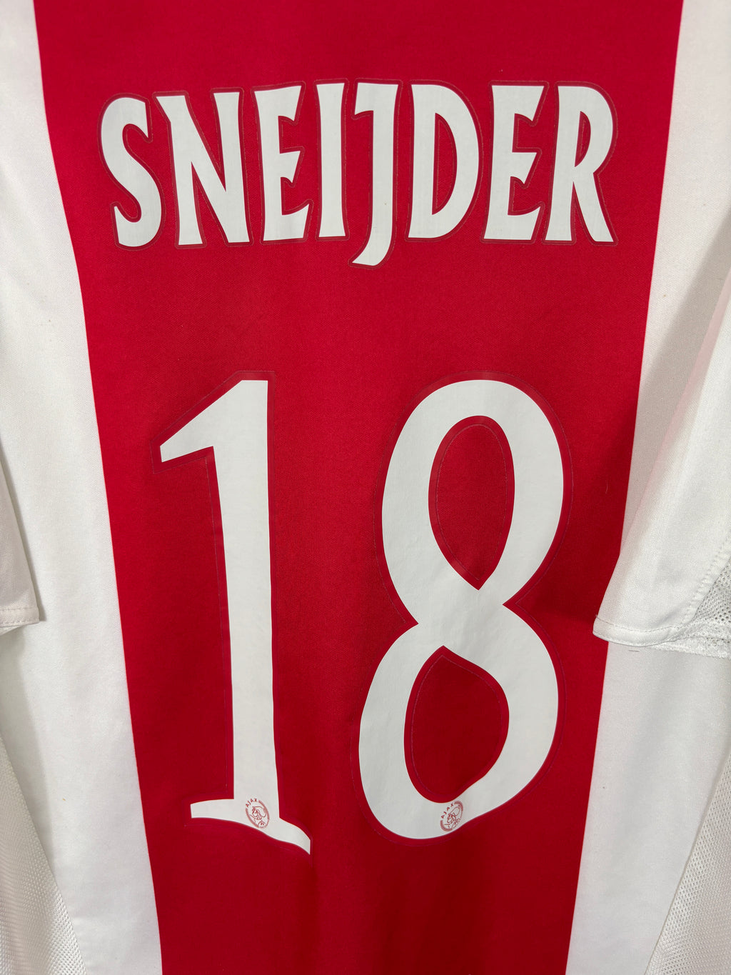 AJAX 2004/05 SNEIJDER HOME SHIRT (L) ADIDAS