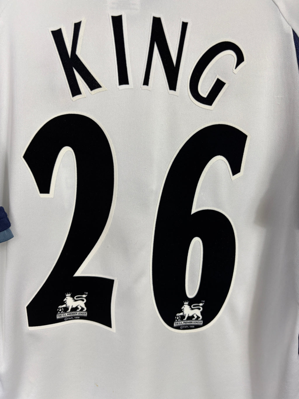 TOTTENHAM HOTSPUR 2001/02 KING #26 HOME SHIRT (M) ADIDAS