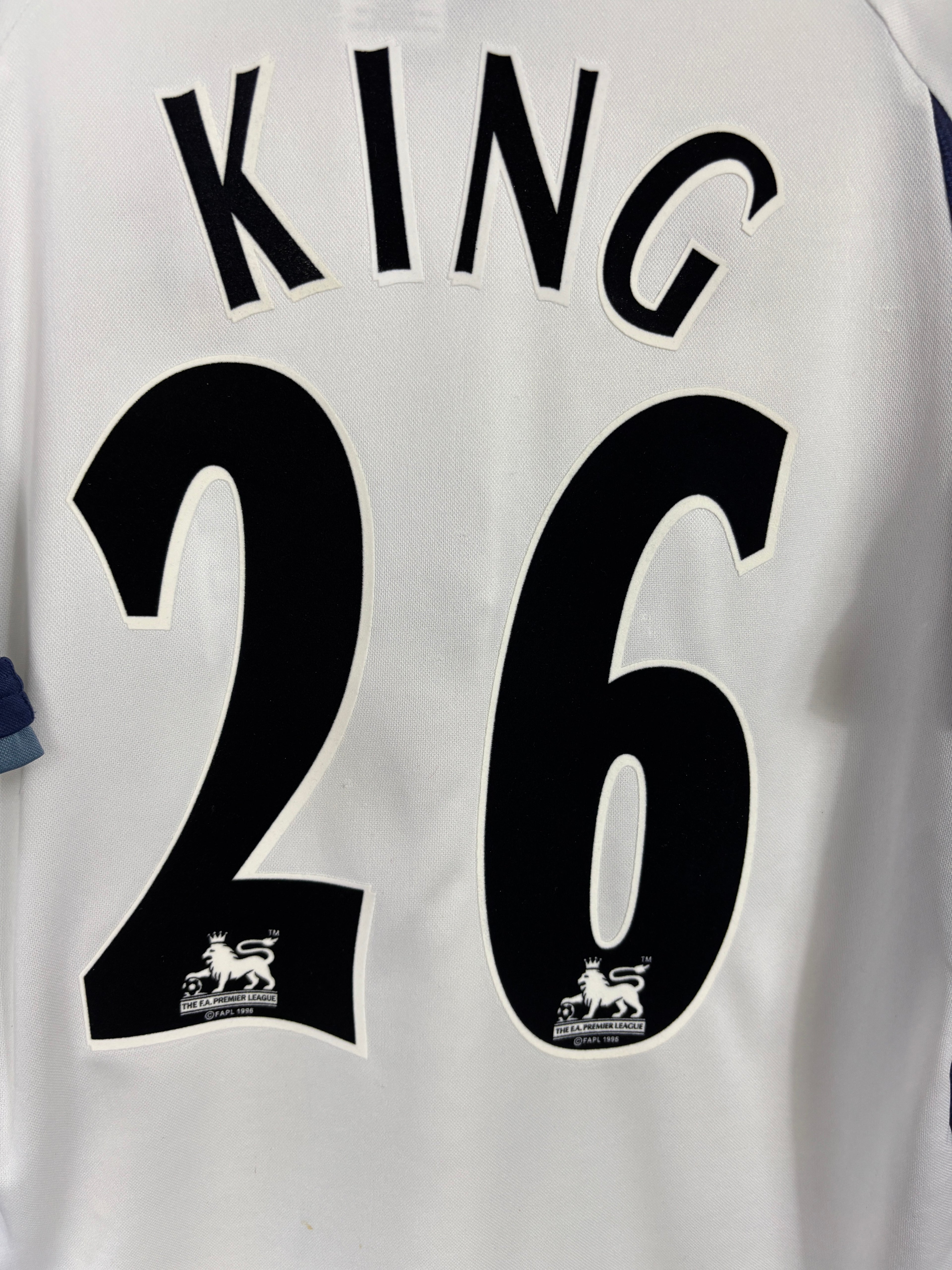 TOTTENHAM HOTSPUR 2001/02 KING #26 HOME SHIRT (M) ADIDAS