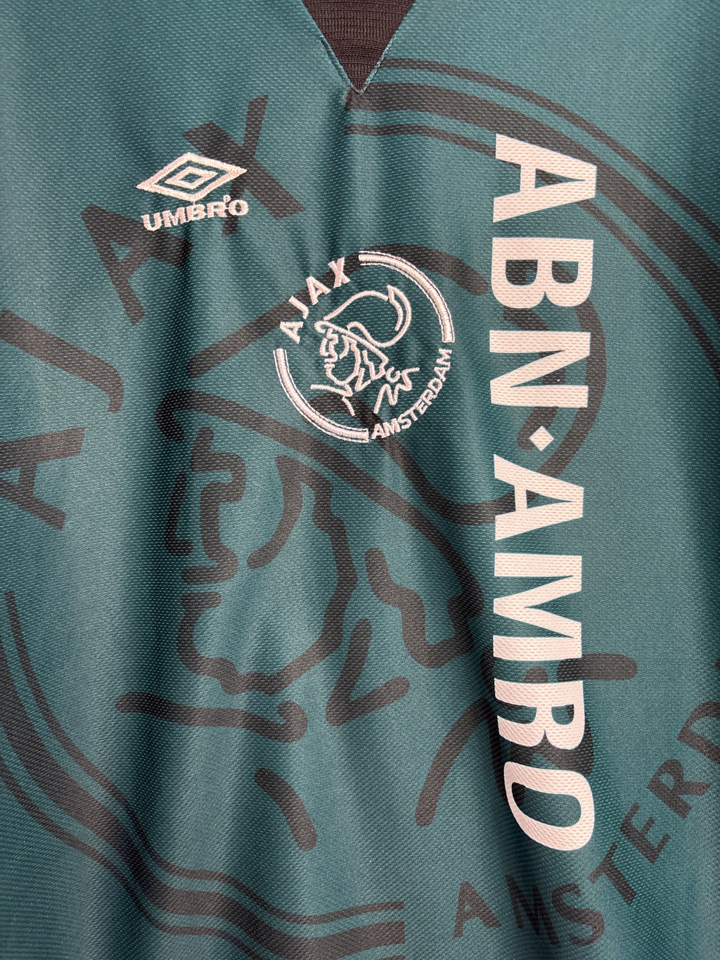 AJAX 1995/96 AWAY SHIRT (XL) UMBRO
