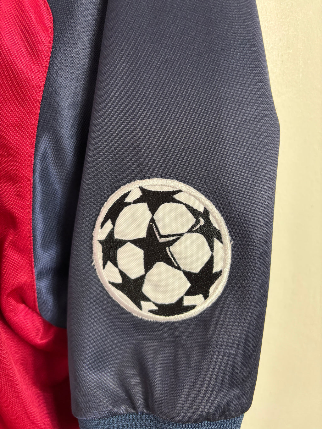 BARCELONA 1999/00 FIGO #7 CENTENARY UCL HOME SHIRT (M) NIKE