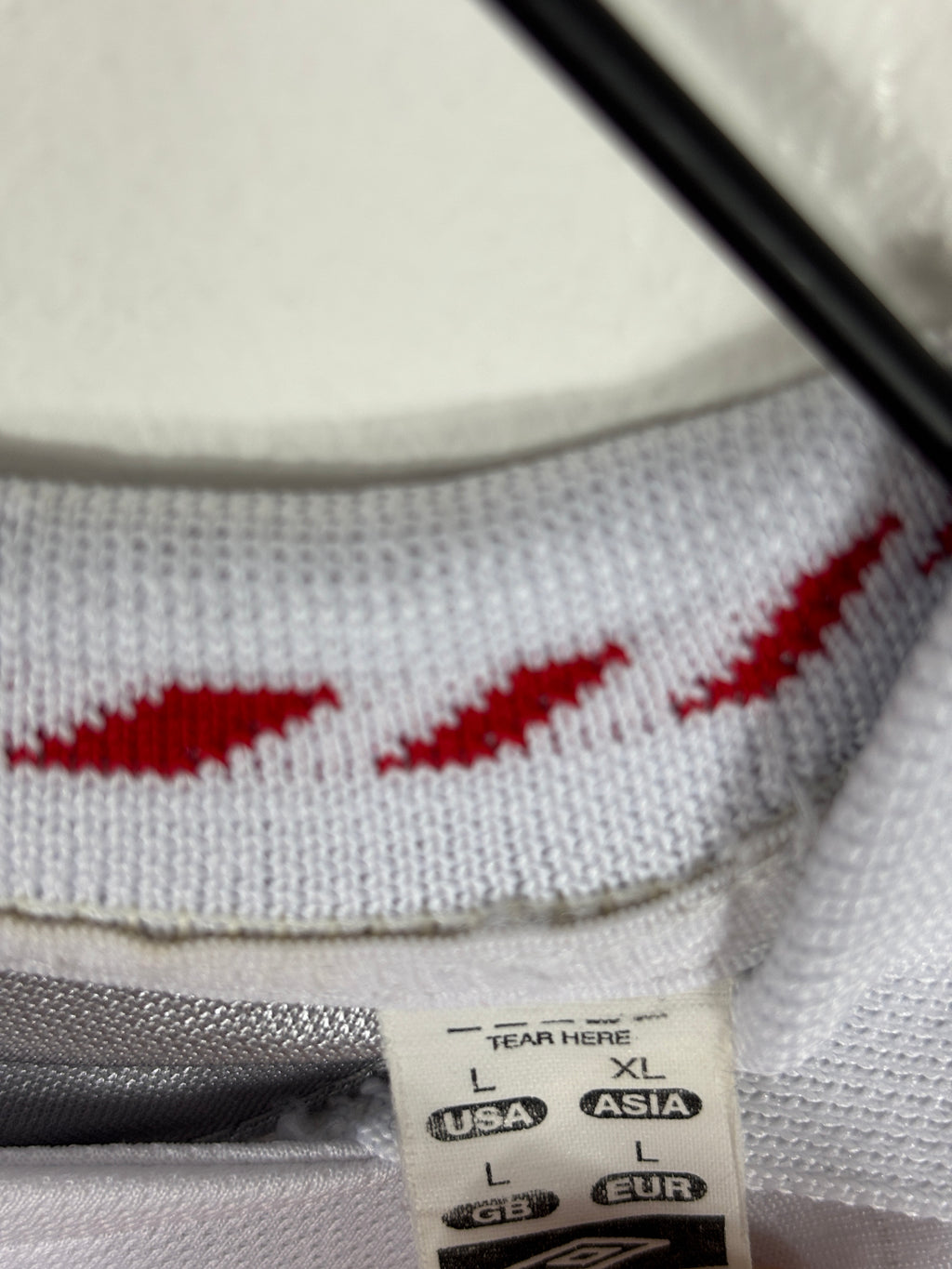 ENGLAND 2006 BECKHAM #7 HOME SHIRT (L) UMBRO