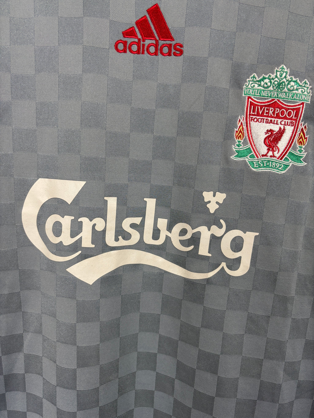 LIVERPOOL 2008/09 GERRARD #8 AWAY SHIRT (L) ADIDAS