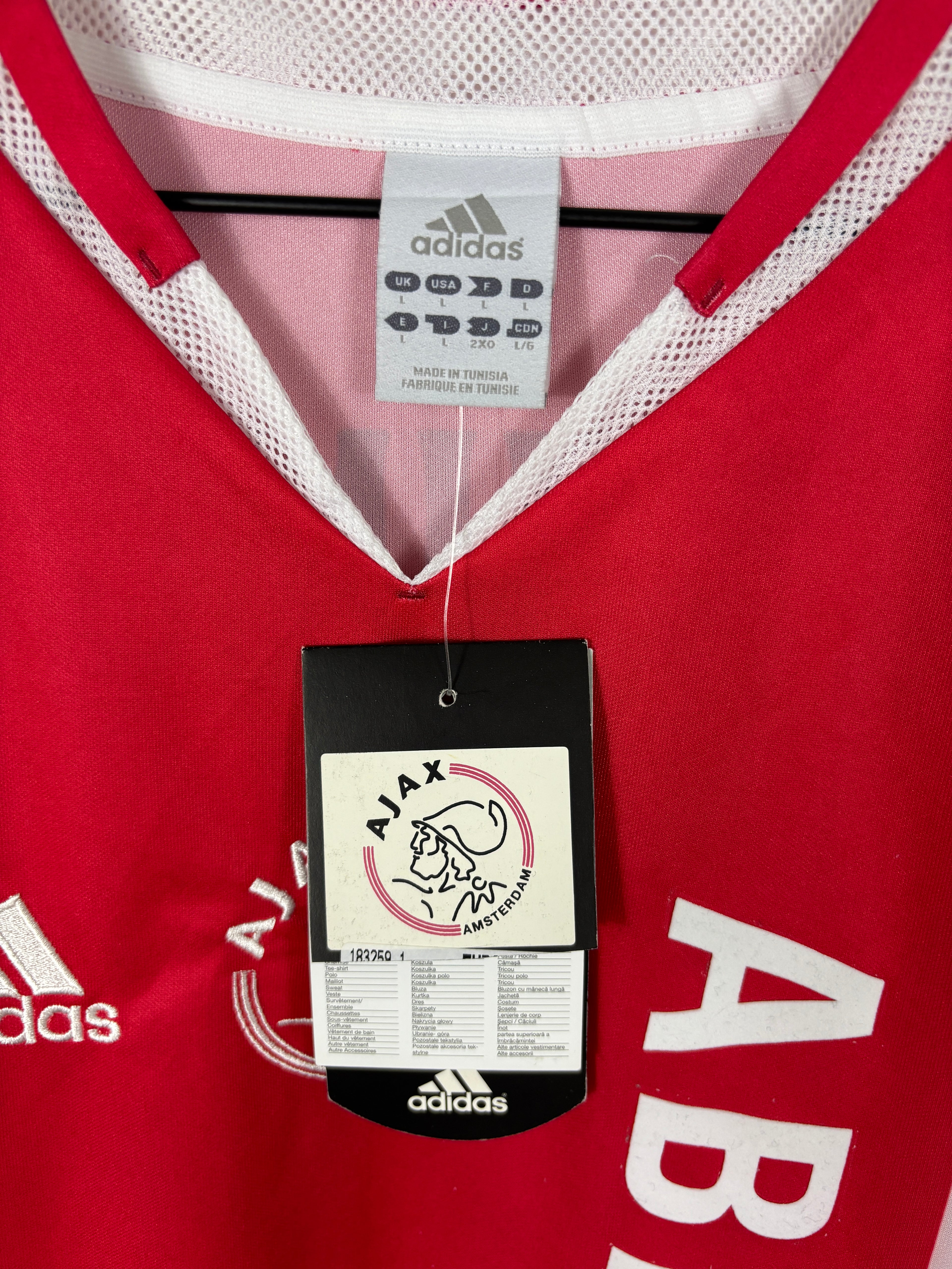 AJAX 2004/05 IBRAHIMOVIC HOME SHIRT BNWT (L) ADIDAS