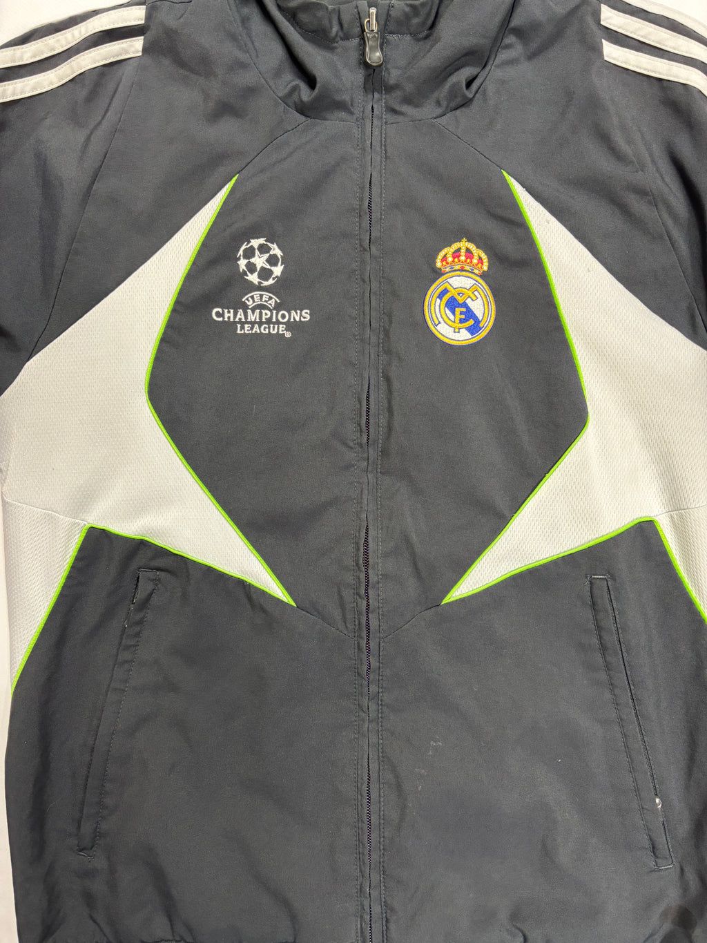 REAL MADRID 2007/08 UCL TRACKJACKET (M) ADIDAS