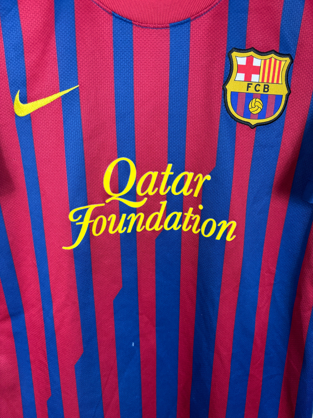 BARCELONA 2011/12 MESSI HOME SHIRT (M) NIKE