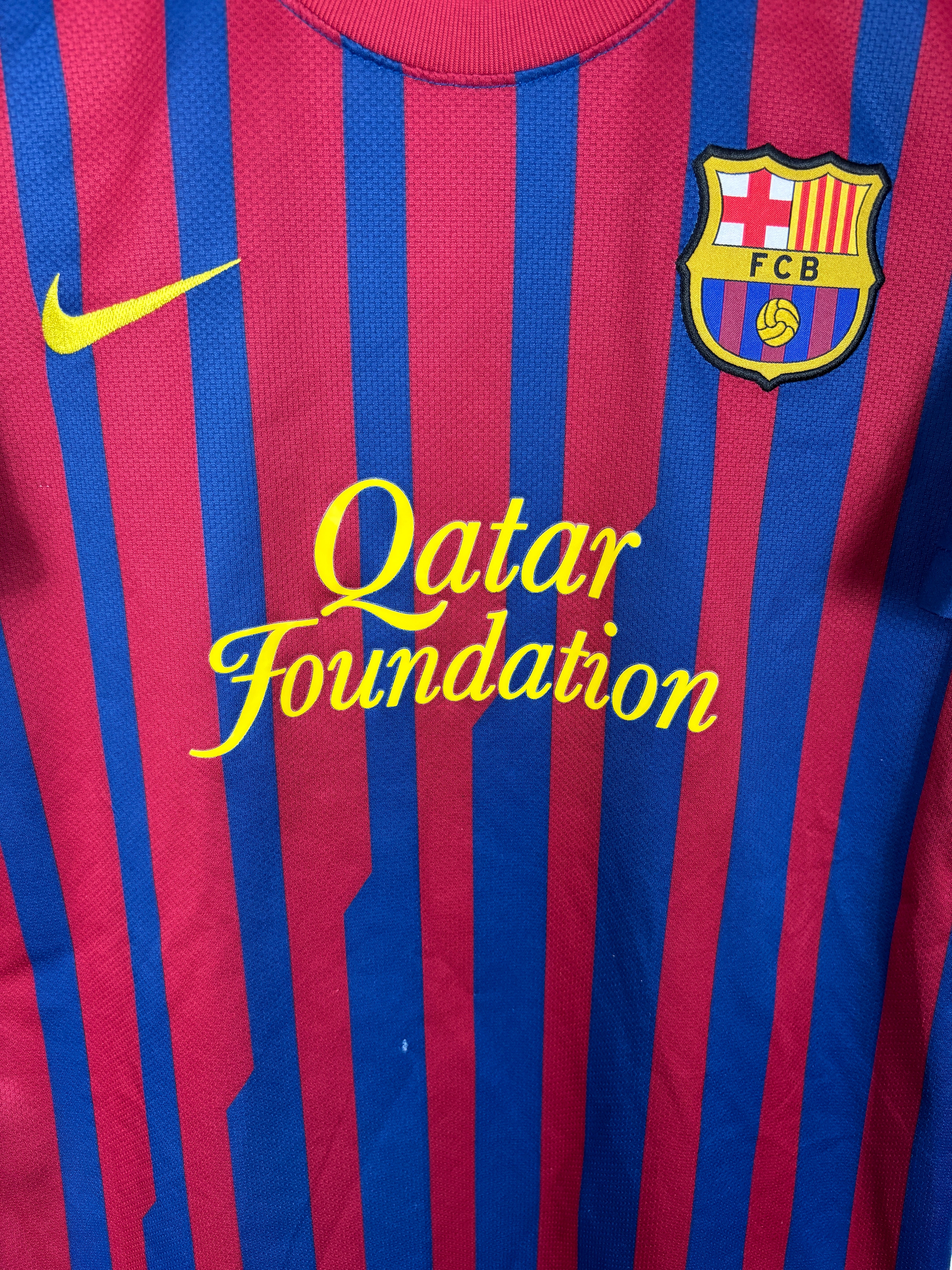 BARCELONA 2011/12 MESSI HOME SHIRT (M) NIKE