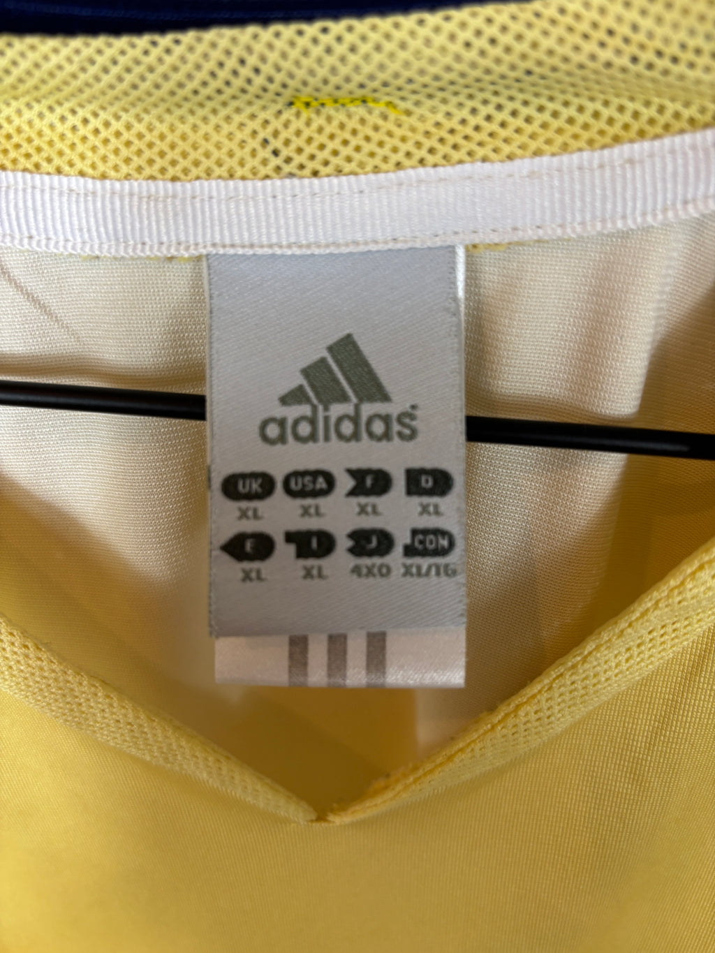 AJAX 2004/05 AWAY SHIRT (XL) ADIDAS