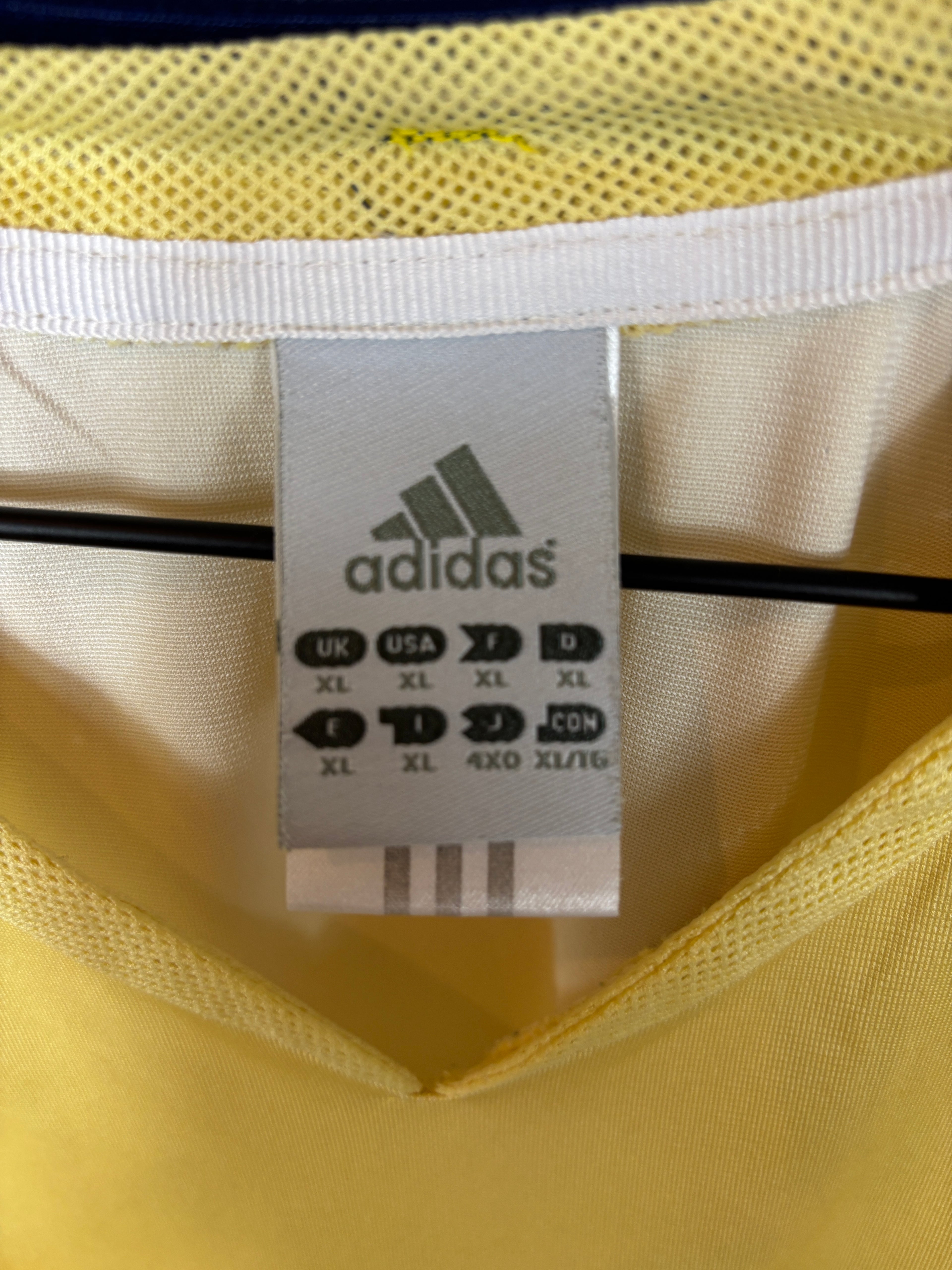 AJAX 2004/05 AWAY SHIRT (XL) ADIDAS