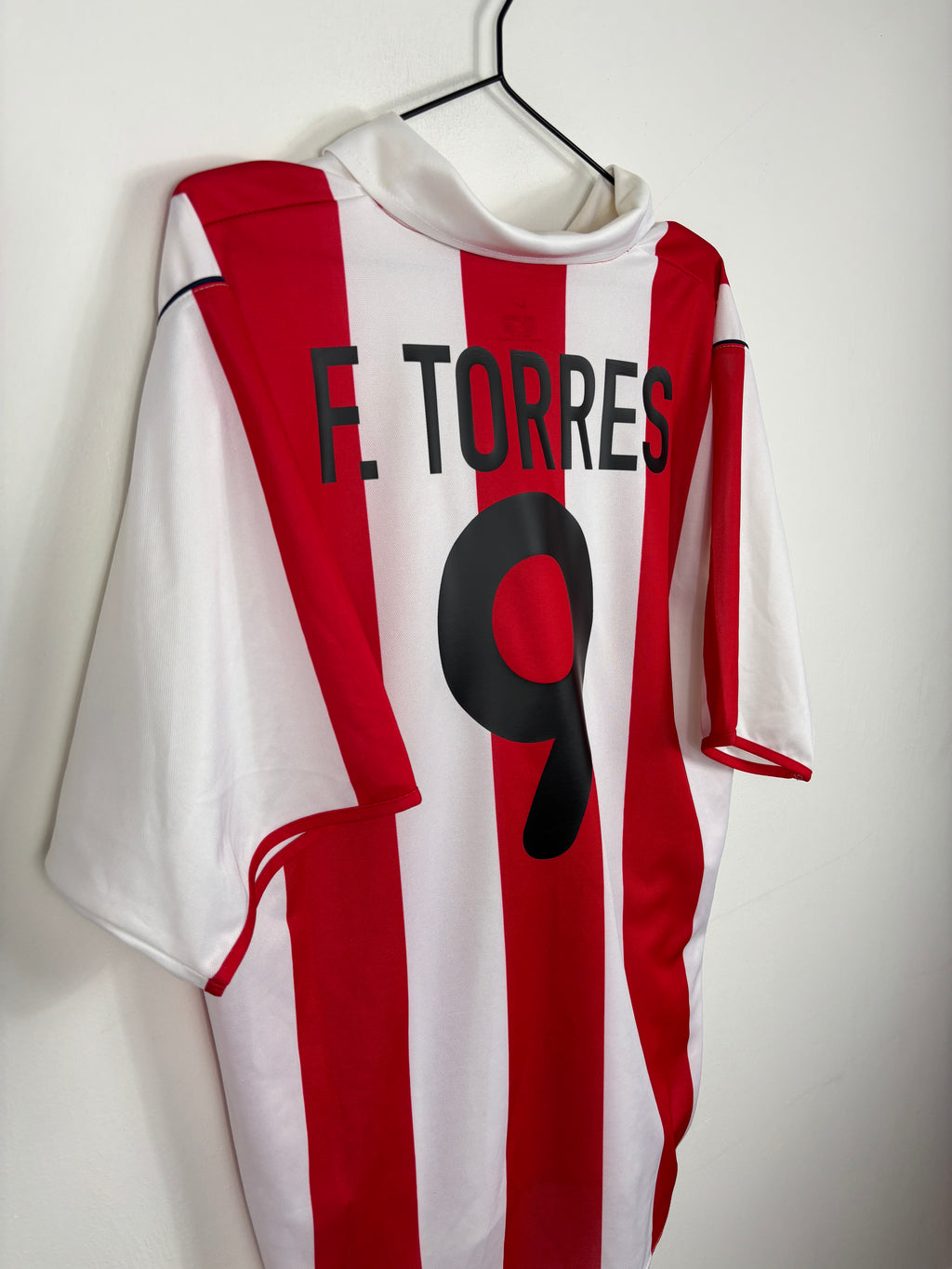 ATLETICO MADRID 2001/02 TORRES #9 HOME SHIRT (XL) NIKE