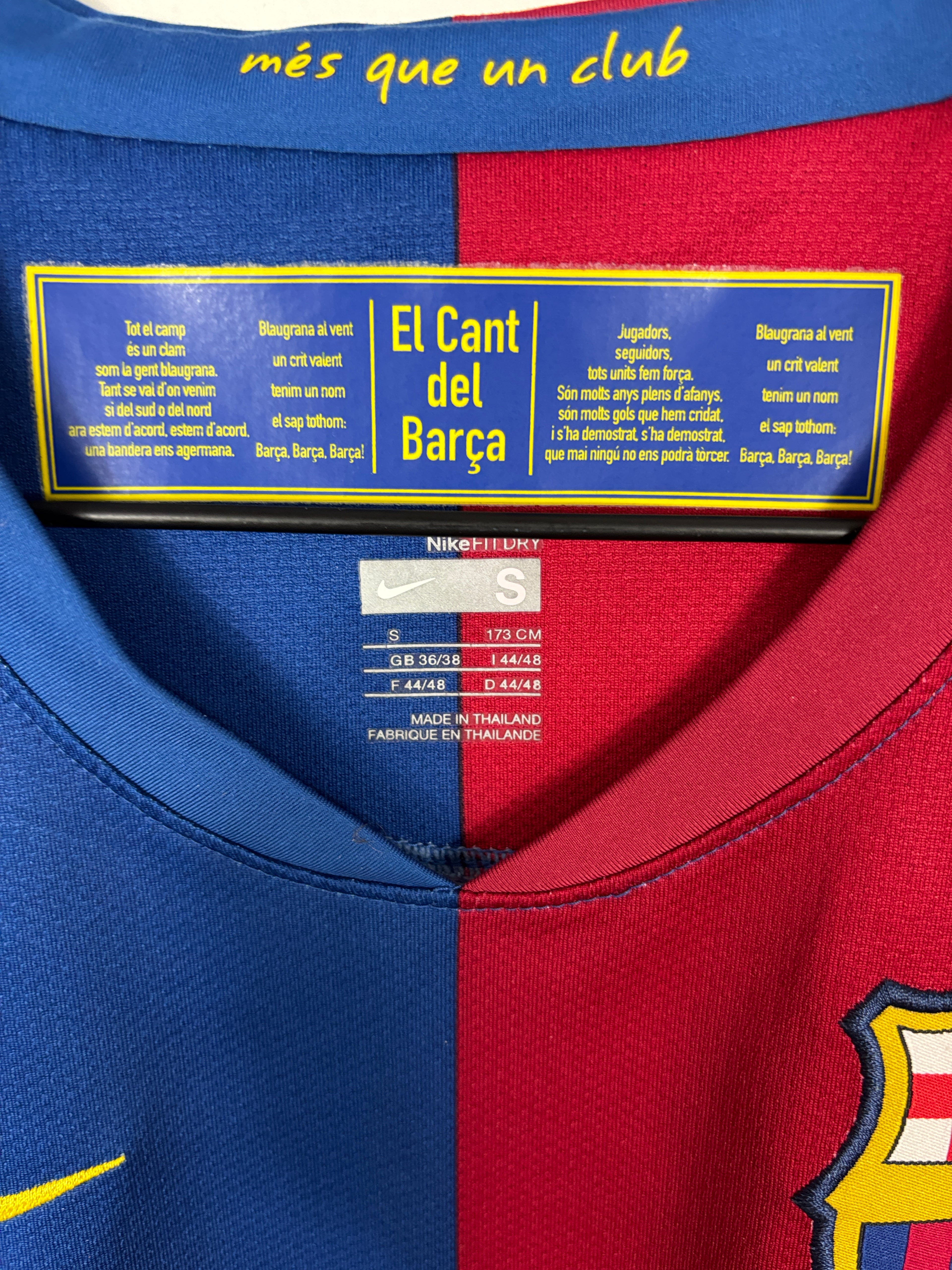 BARCELONA 2008/09 MESSI #10 HOME SHIRT (S) NIKE