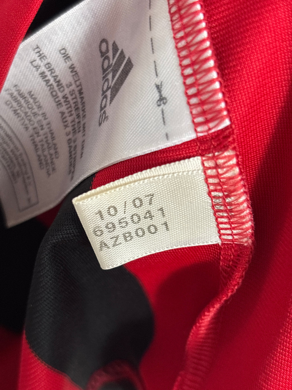 AC MILAN 2007/08 MALDINI #3 HOME SHIRT (M) ADIDAS