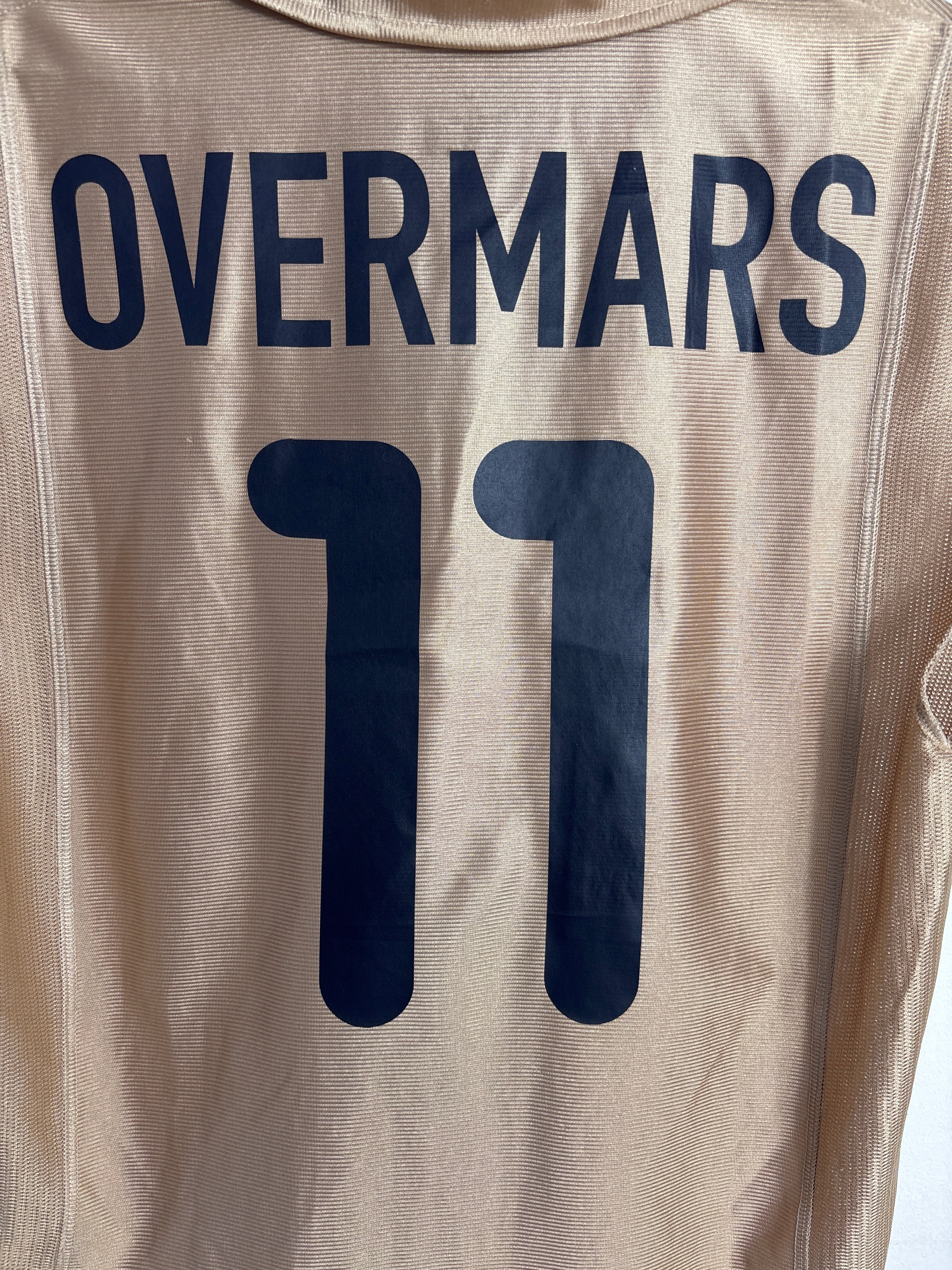 BARCELONA 2001/02 OVERMARS #11 AWAY SHIRT (M) NIKE