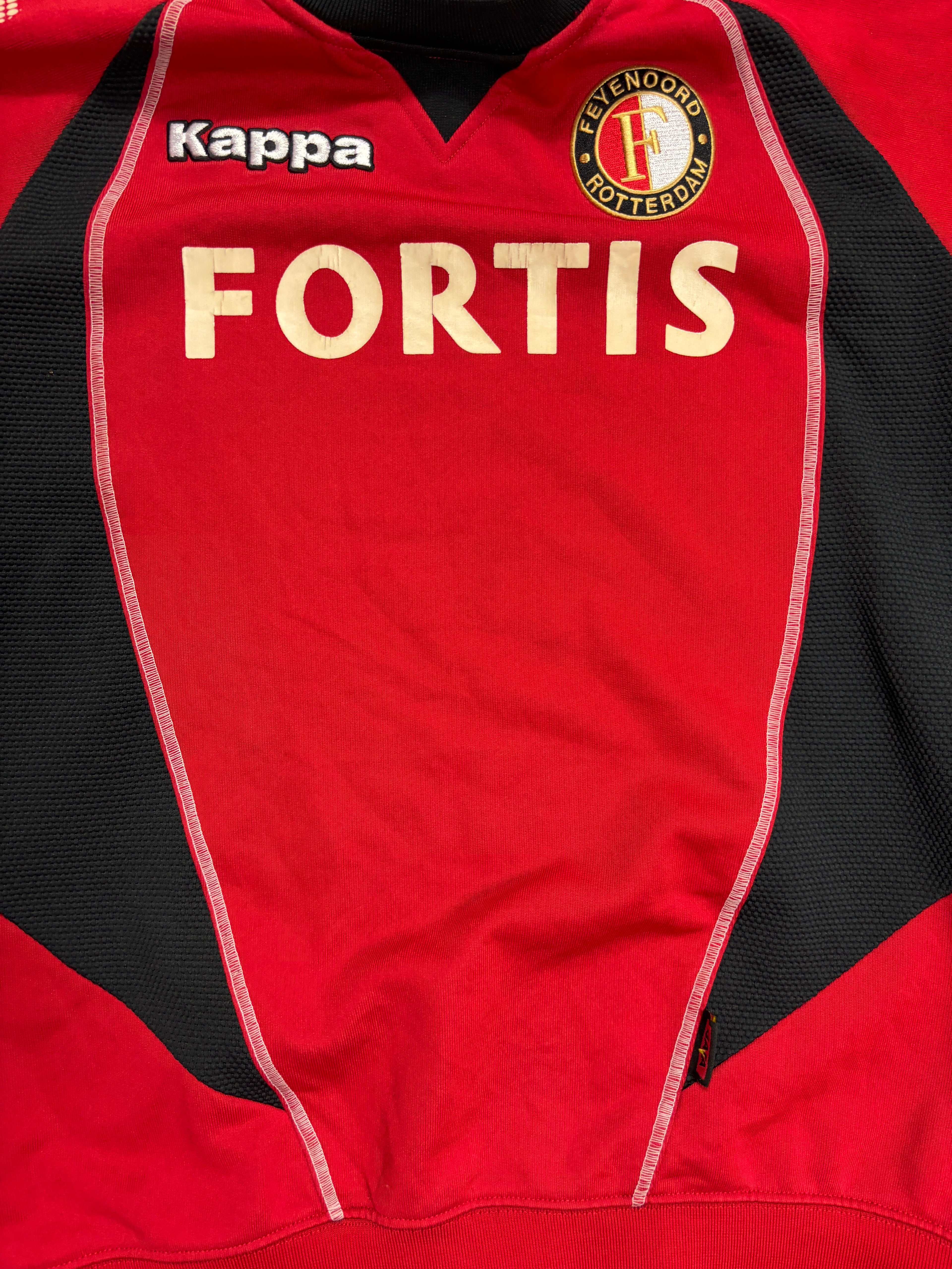 Feyenoord 2004/2005 Maillot De Football Domicile Kappa Maillot Vintage Feyenoord 2004/2005 Maillot De Football Domicile Kappa Maillot Vintage