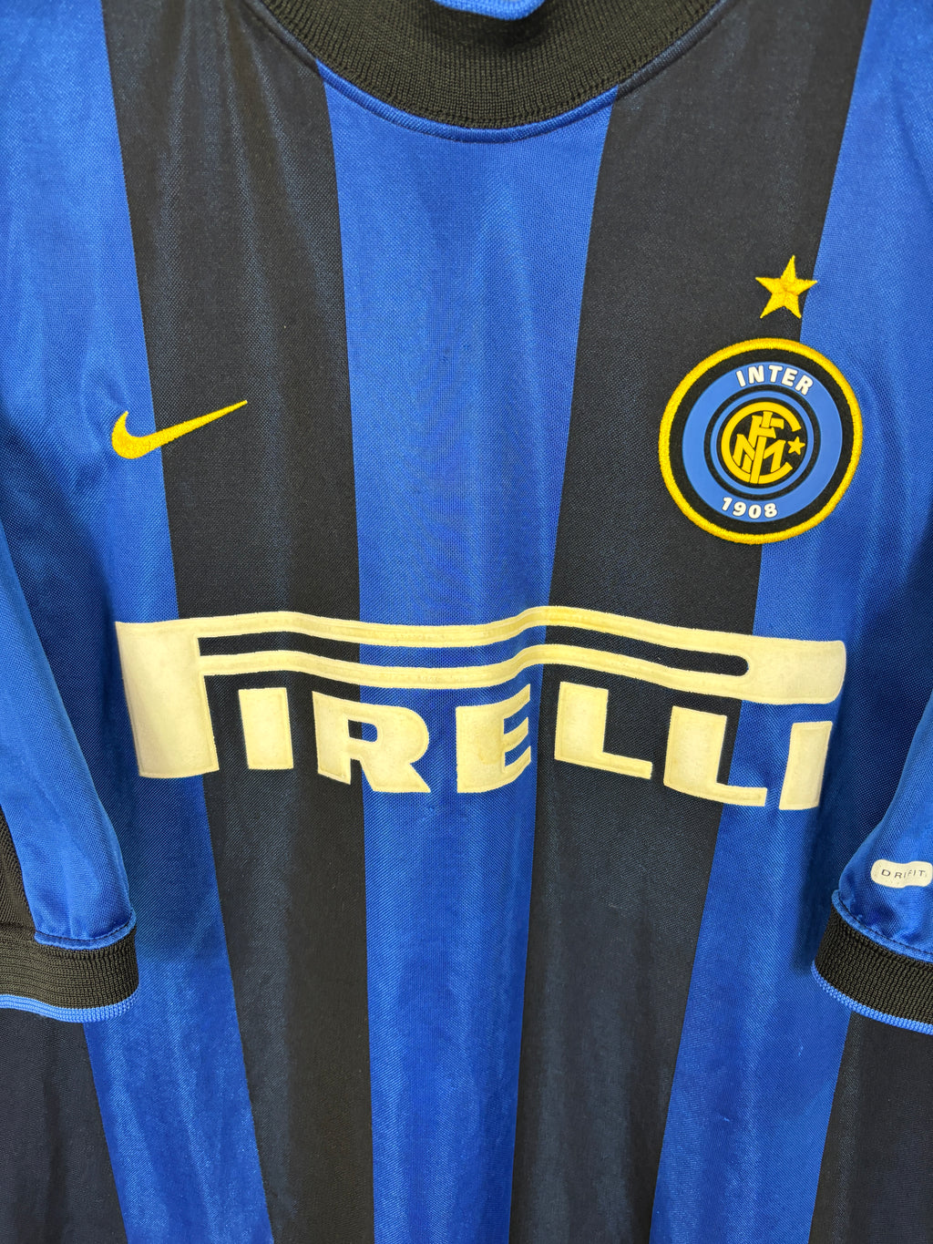 INTER MILAN 2000/01 RONALDO #9 HOME SHIRT (L) NIKE