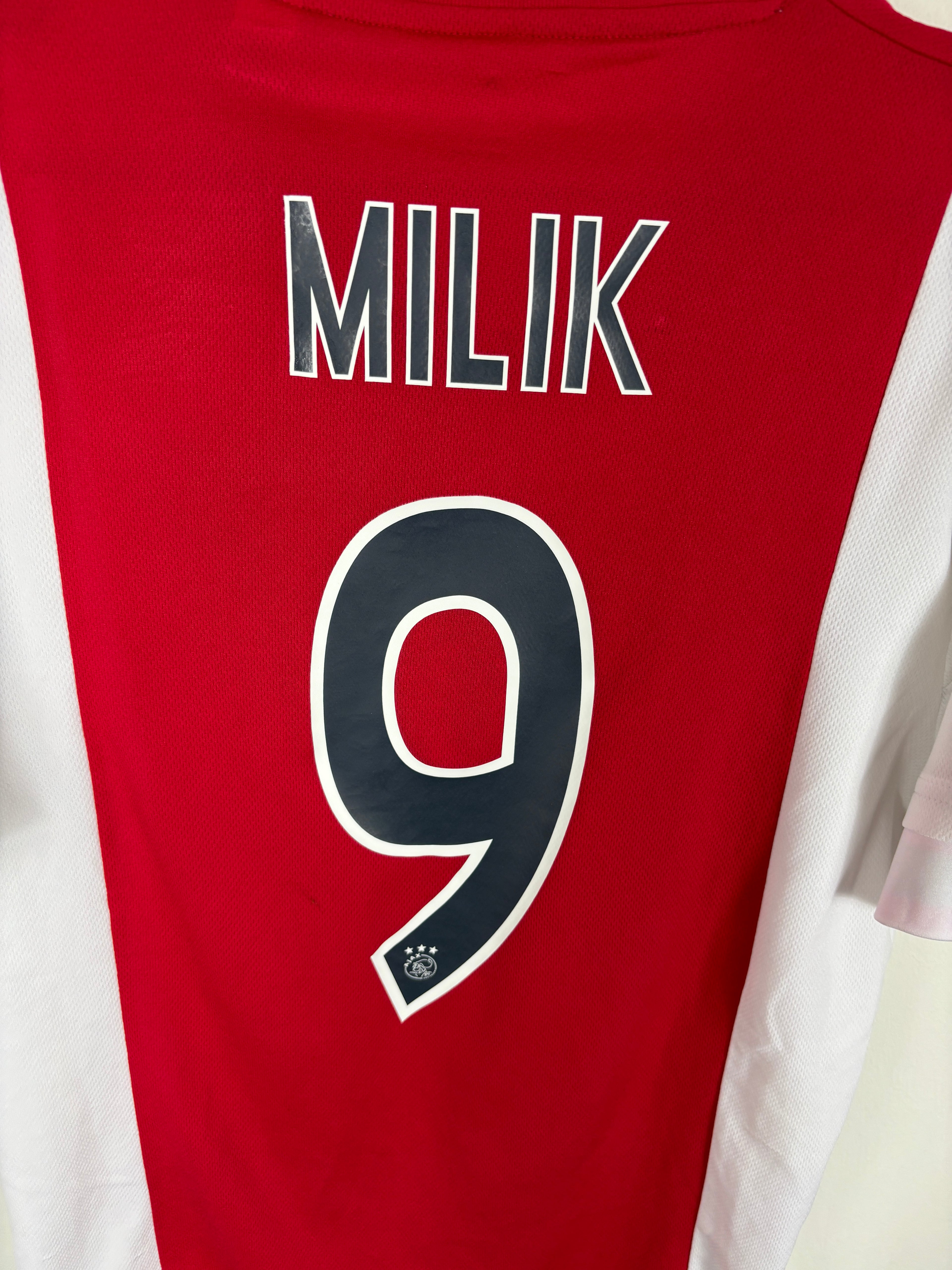 AJAX 2015/16 MILIK #9 UCL HOME SHIRT (S) ADIDAS
