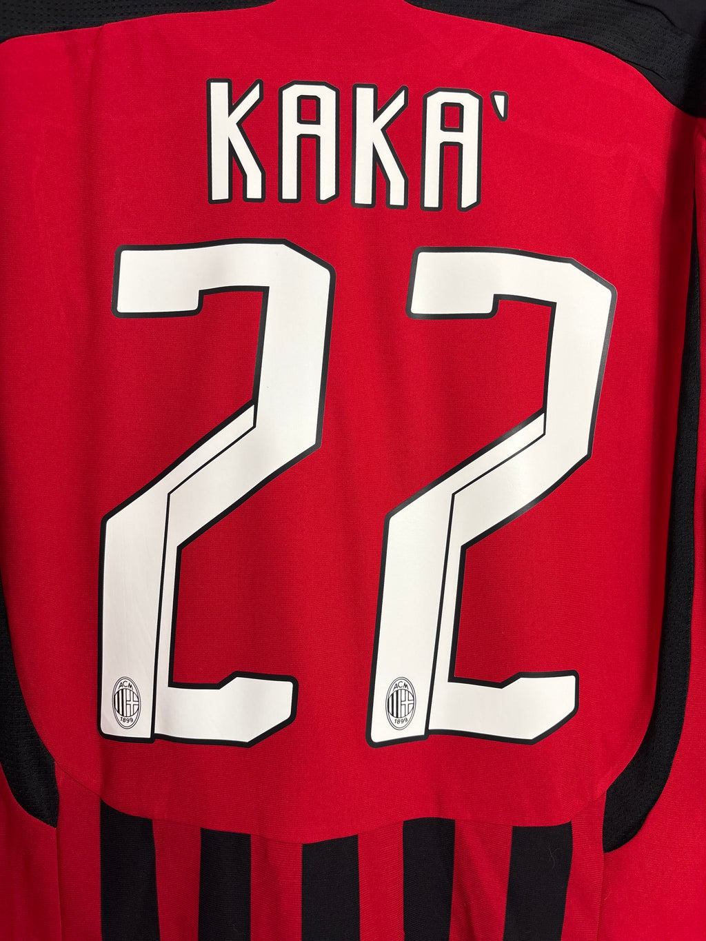 AC MILAN 2007/08 KAKA #22 HOME SHIRT (L) ADIDAS