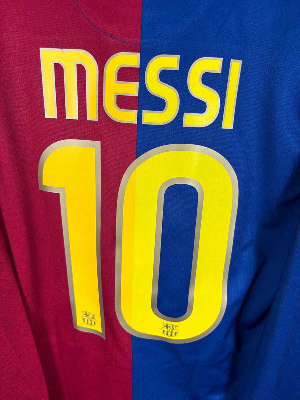 BARCELONA 2008/09 MESSI HOME LONGSLEEVE SHIRT (M) NIKE