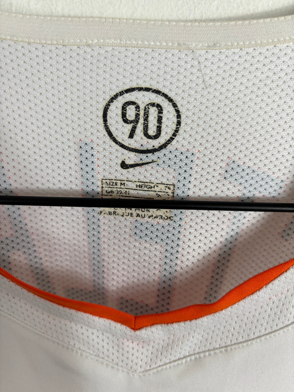 NETHERLANDS 2004 VAN NISTELROOY #10 AWAY SHIRT (M) NIKE